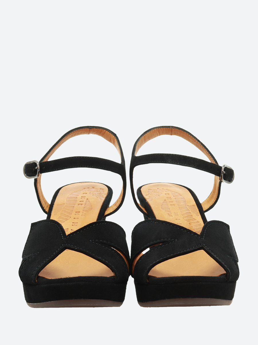 Chie Mihara Ebisa Sandals in Black Ante gravitypope