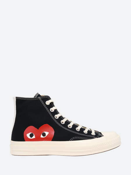 Comme des Gar ons PLAY x Converse Red Heart Chuck 70 High Top in