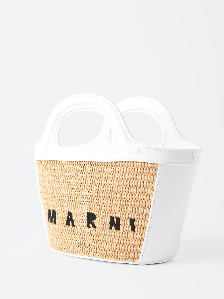 Marni - Tropicalia Micro Bag in Sand and White - gravitypope