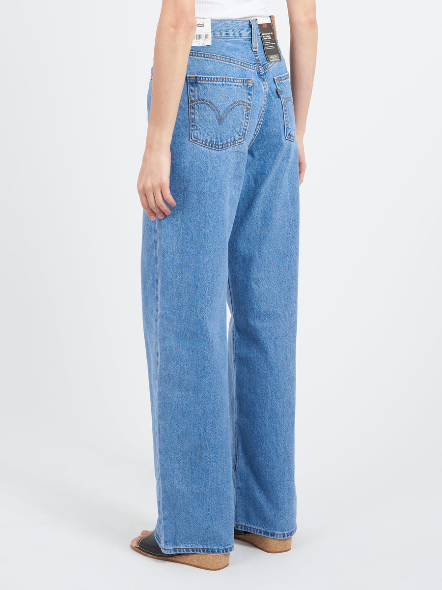 High water wide leg levis best sale