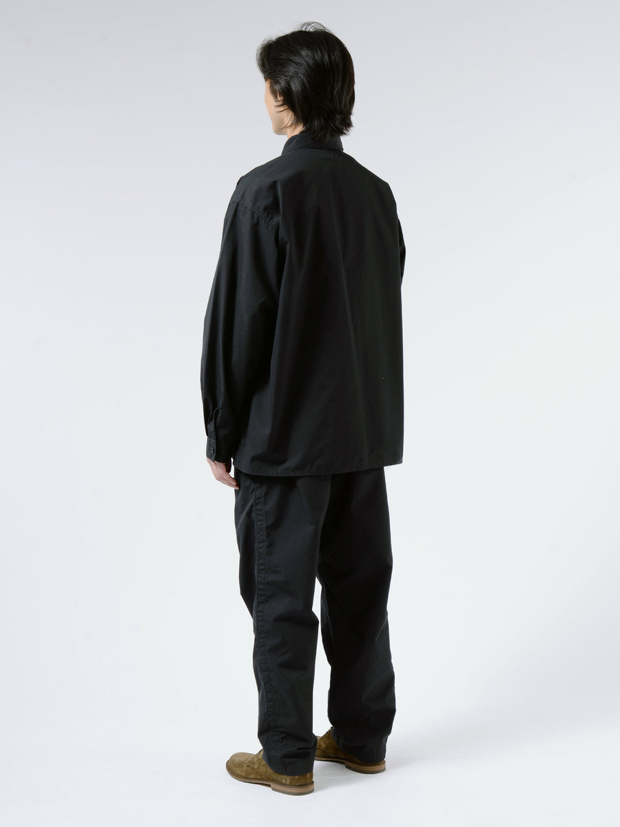 Nanamica - Utility Light Wind Shirt in Black - gravitypope