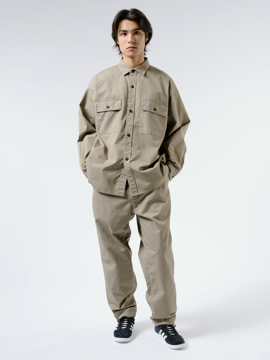 Nanamica - Utility Light Wind Shirt in Taupe – gravitypope
