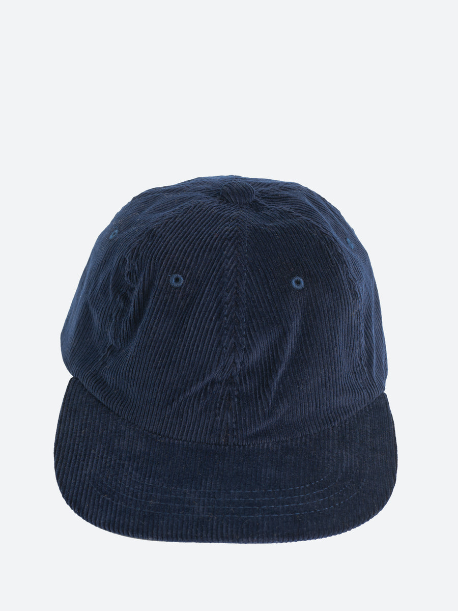 Beams Plus - Corduroy 6 Panel Cap in Navy 79 – gravitypope