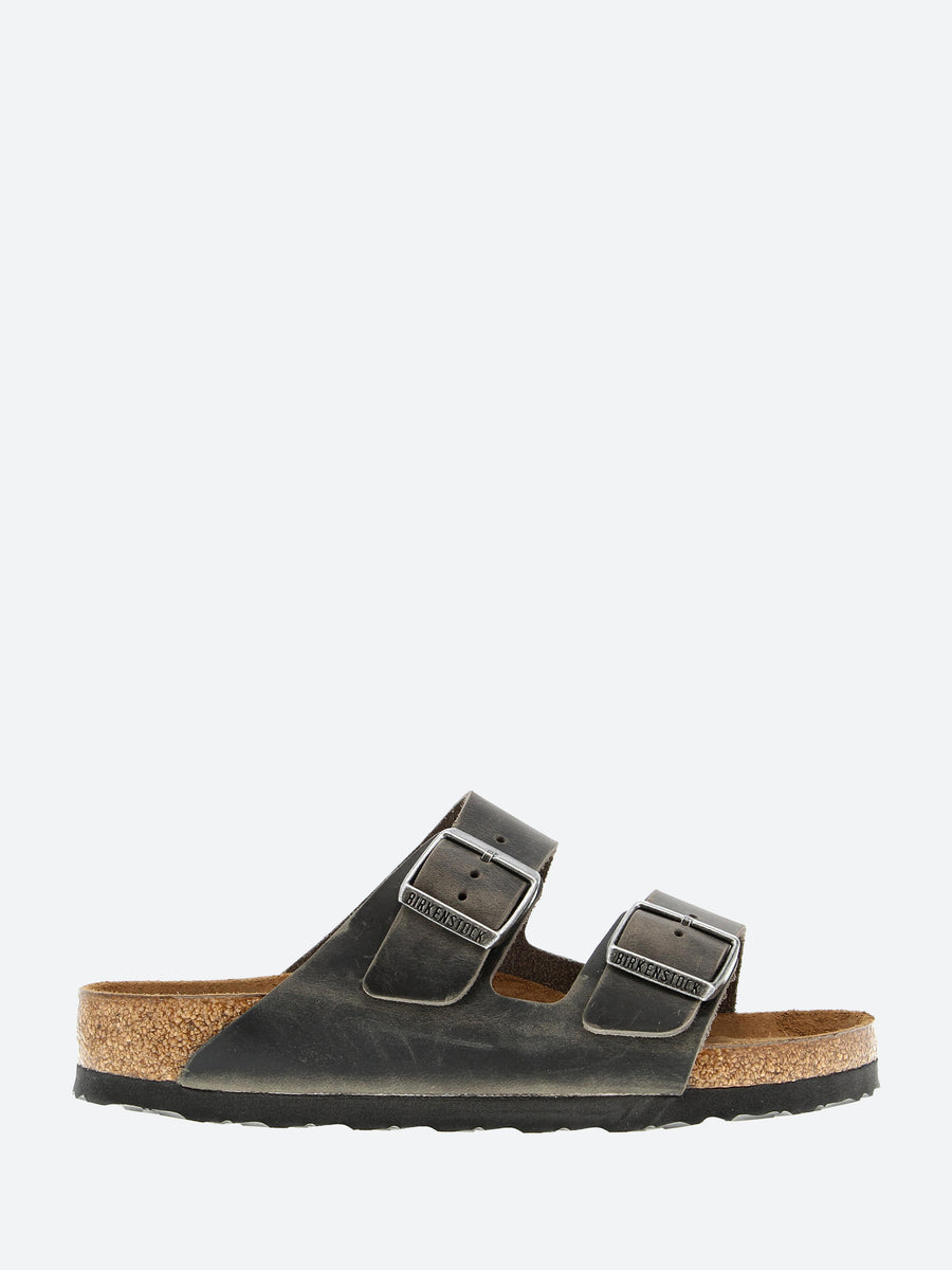 Birkenstock Arizona Oiled Leather in Iron gravitypope