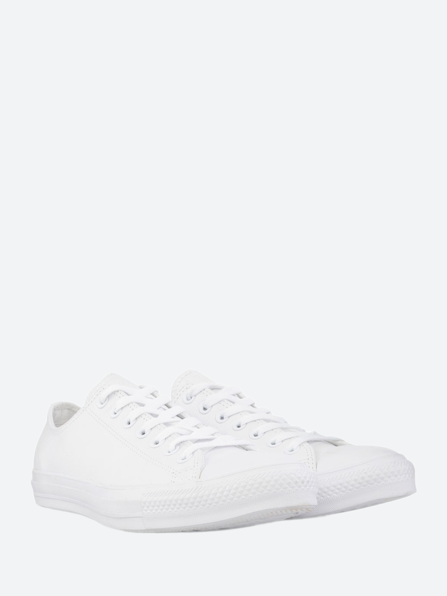 Chuck taylor monochrome low top white best sale