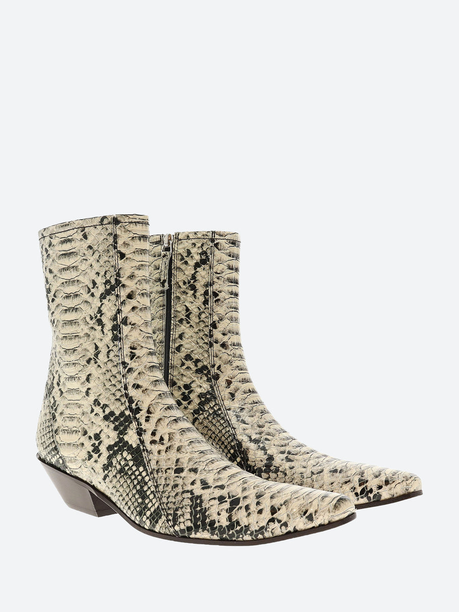 Ankle snakeskin boots hotsell