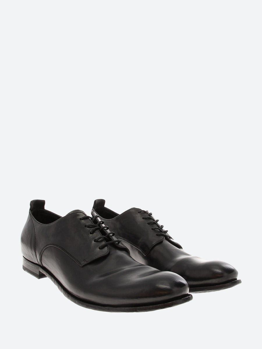 Officine Creative - Stereo 003 Derby Shoes in Nero Straccio - gravitypope