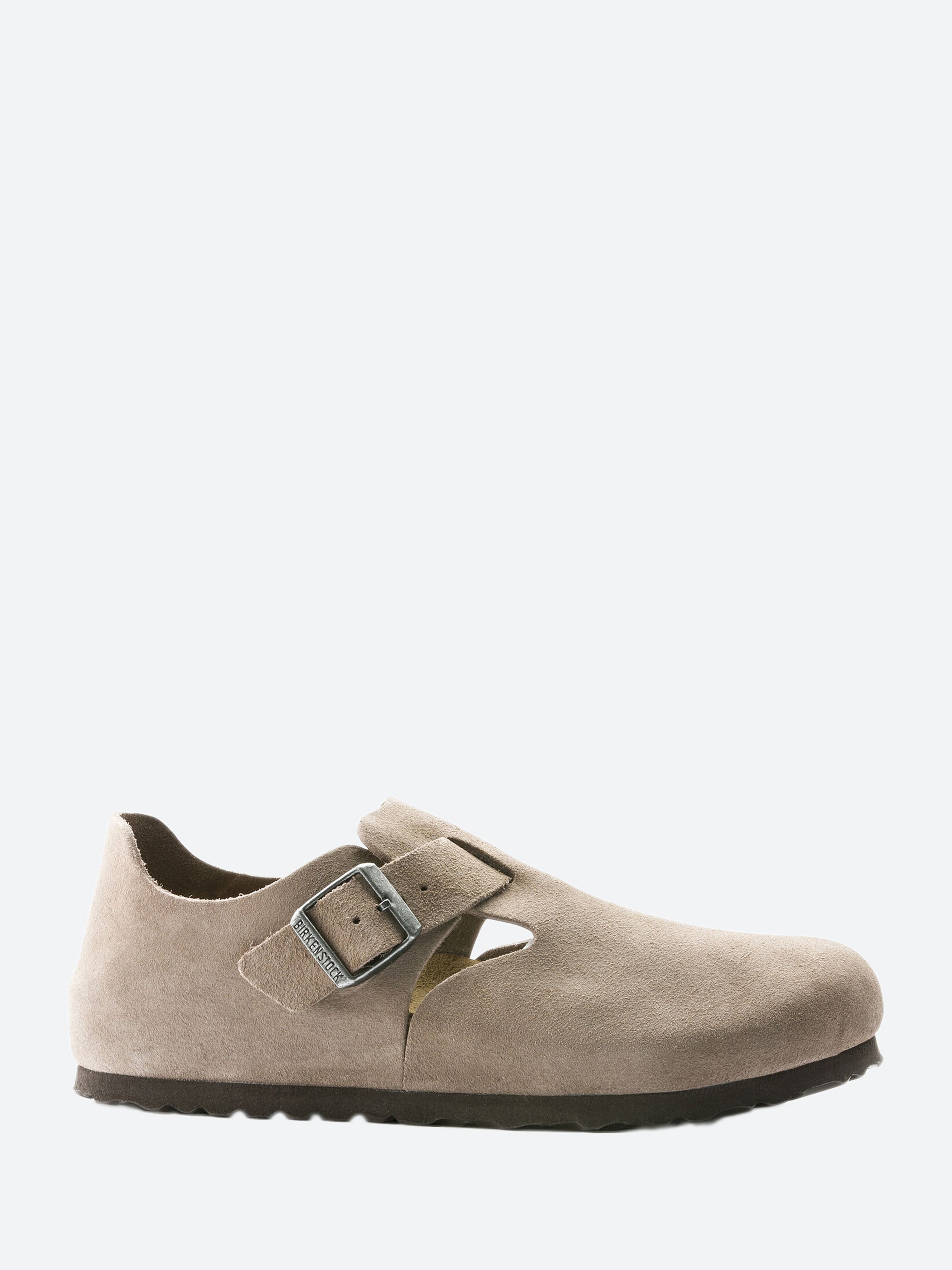 Birkenstock London Suede in Taupe gravitypope