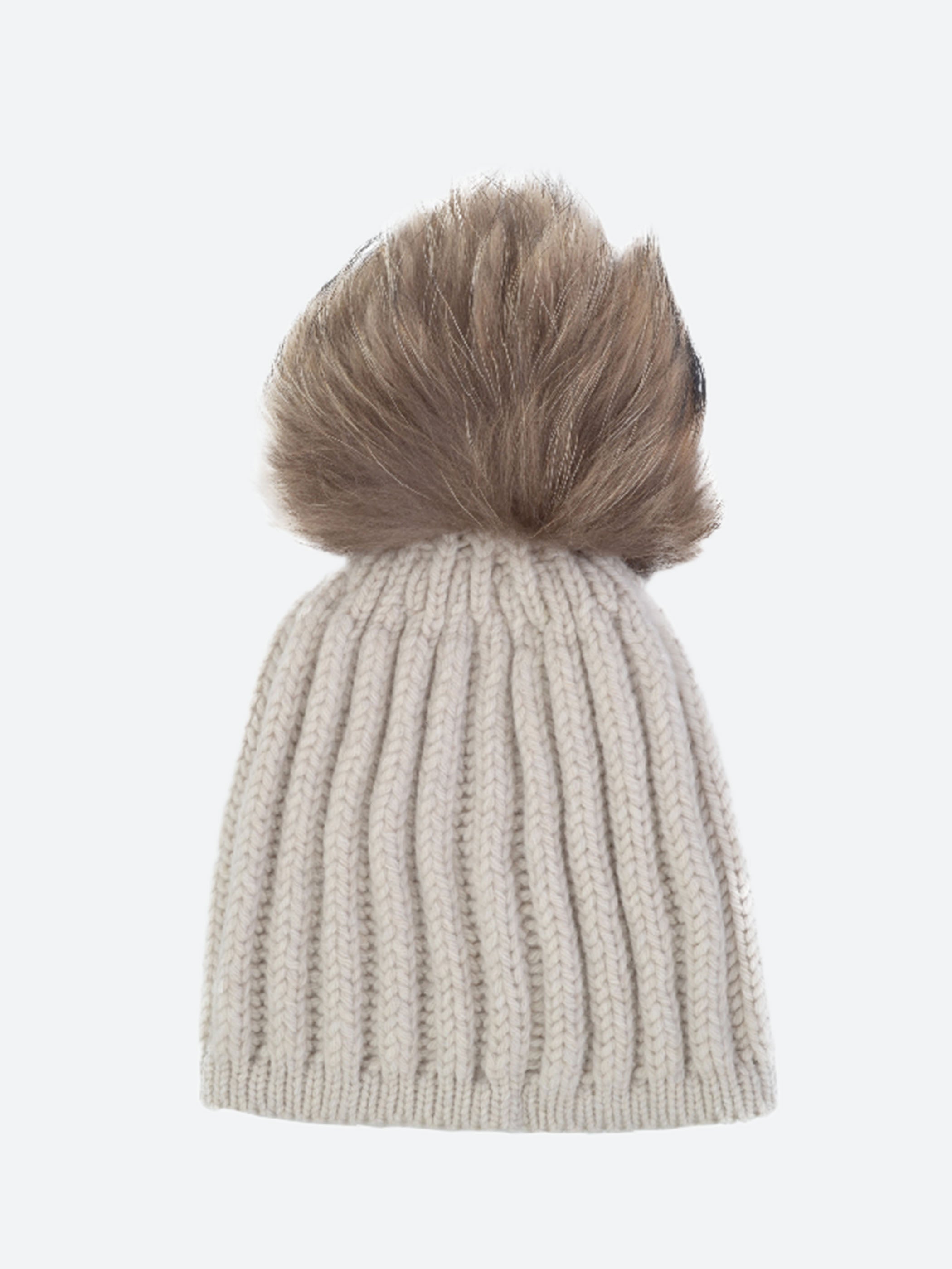 Large Pompom Hat