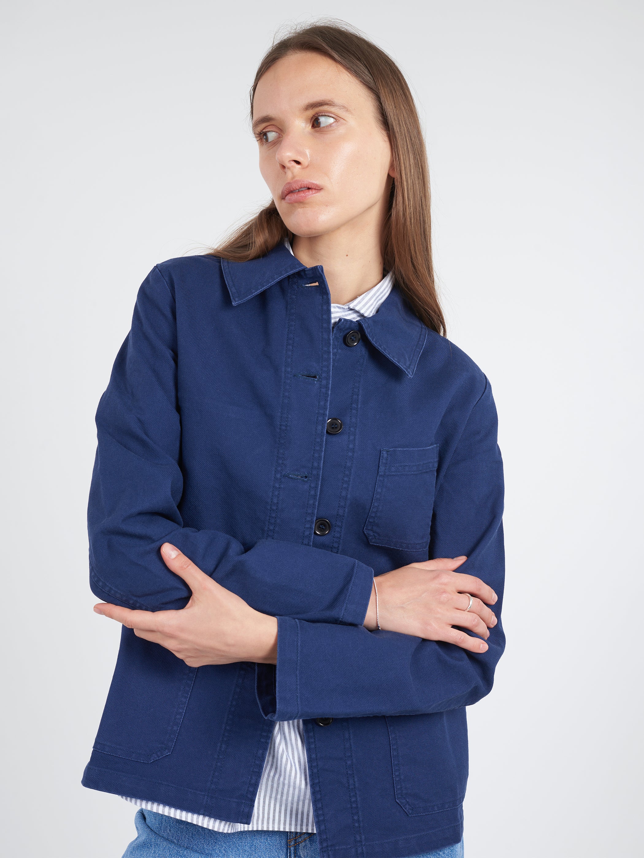 Vetra Women s No. 4 Workwear Jacket in Navy gravitypope