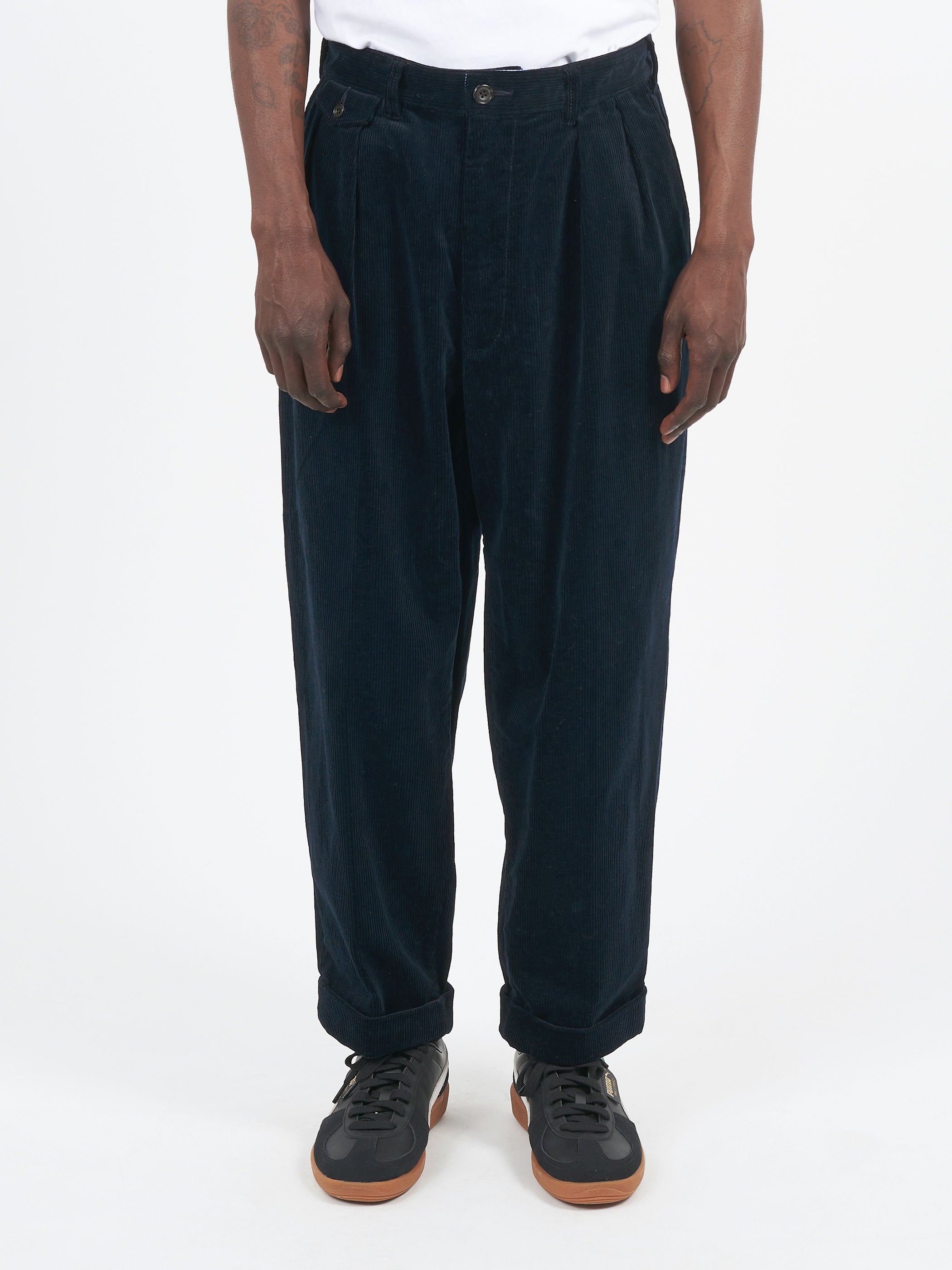 2 Pleat Corduroy Pants