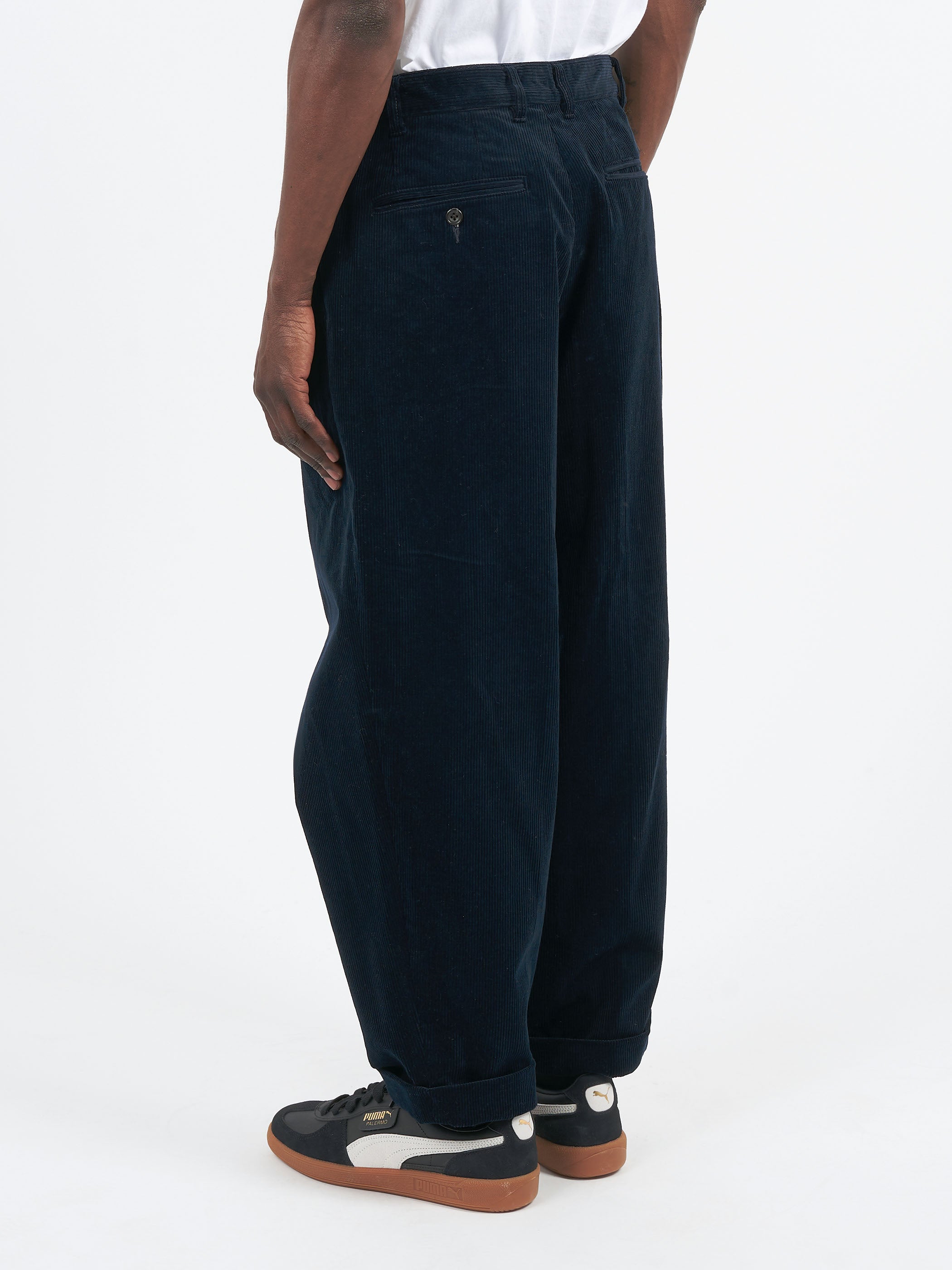 2 Pleat Corduroy Pants