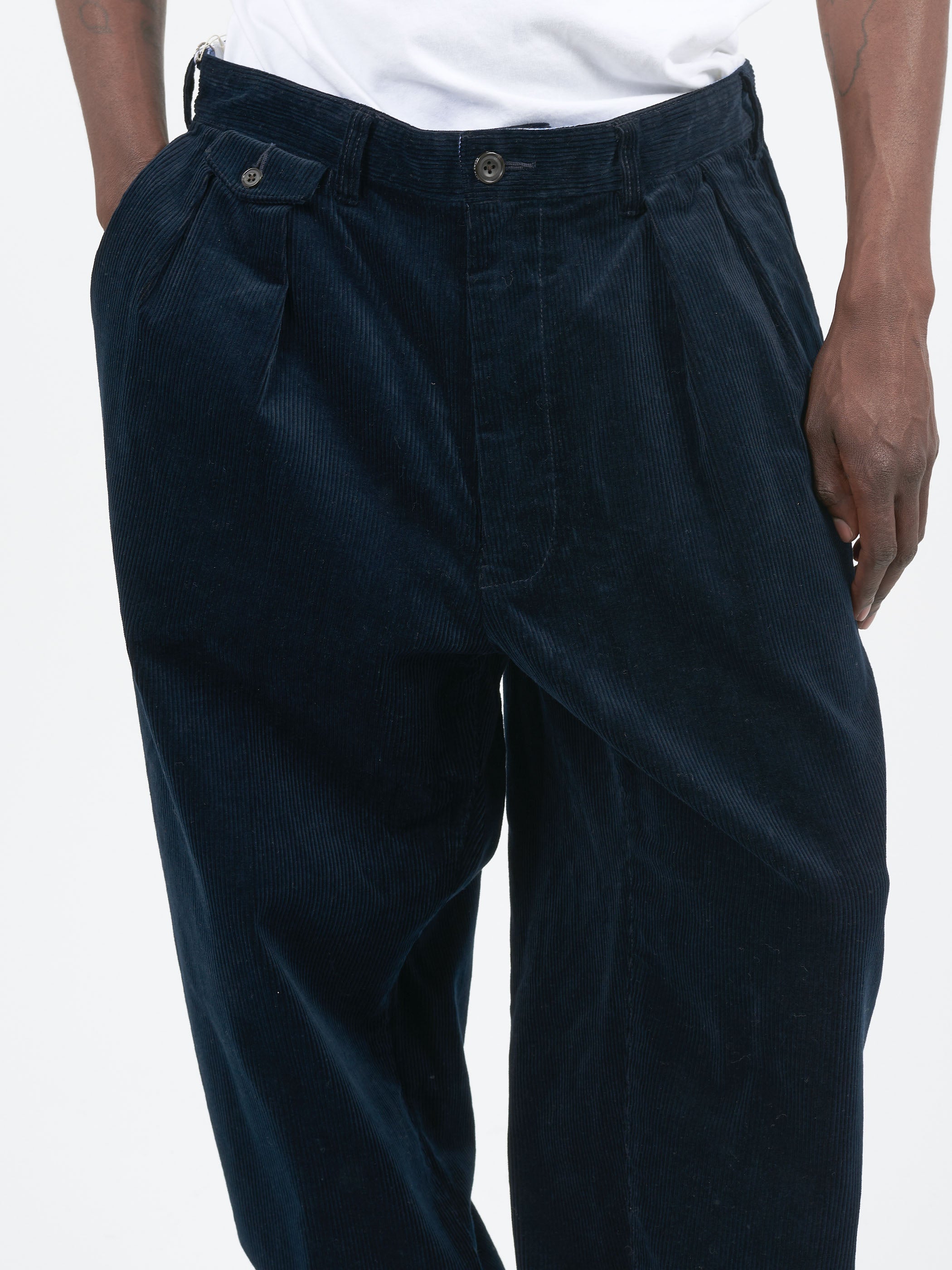 2 Pleat Corduroy Pants