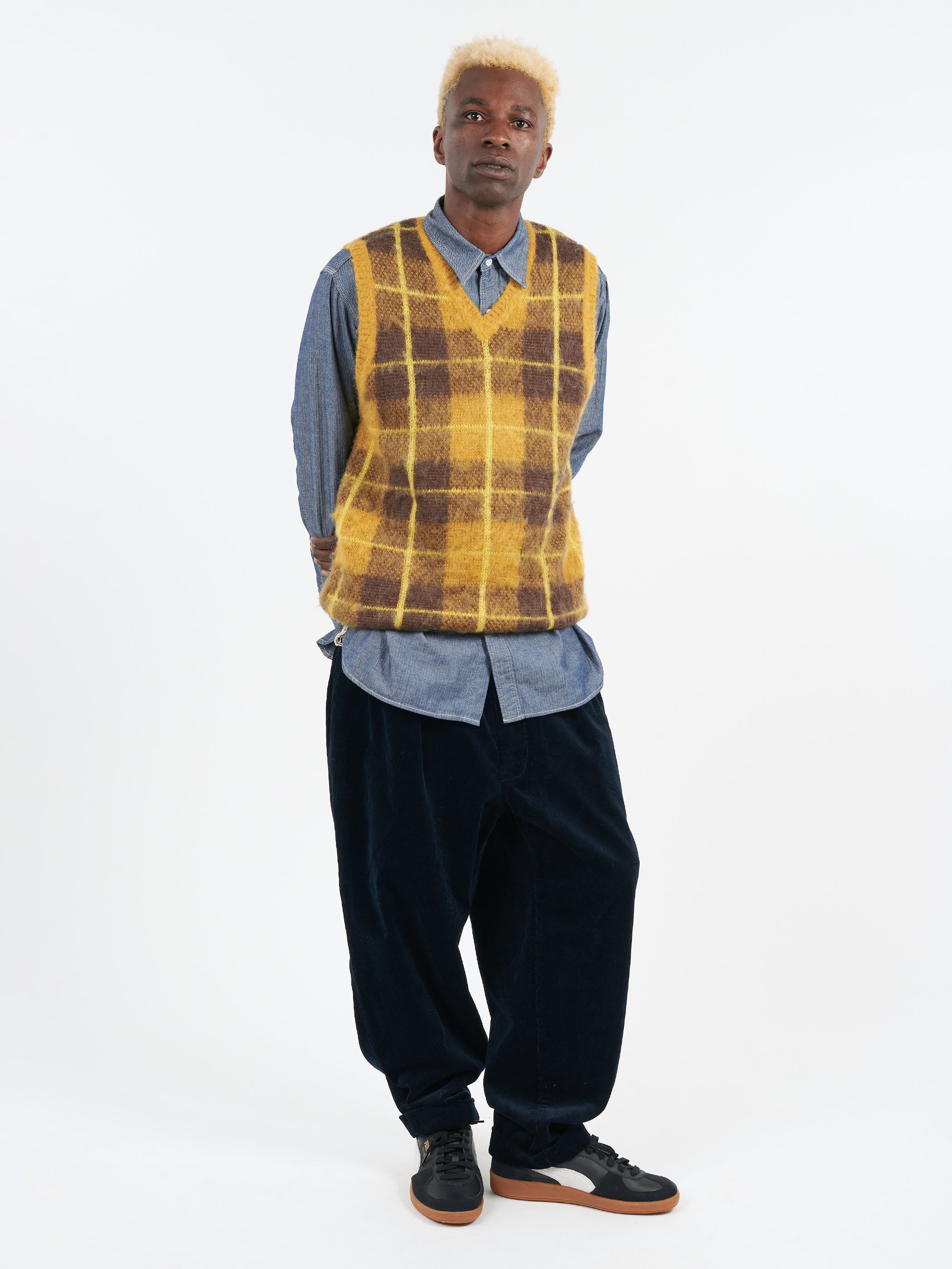 2 Pleat Corduroy Pants