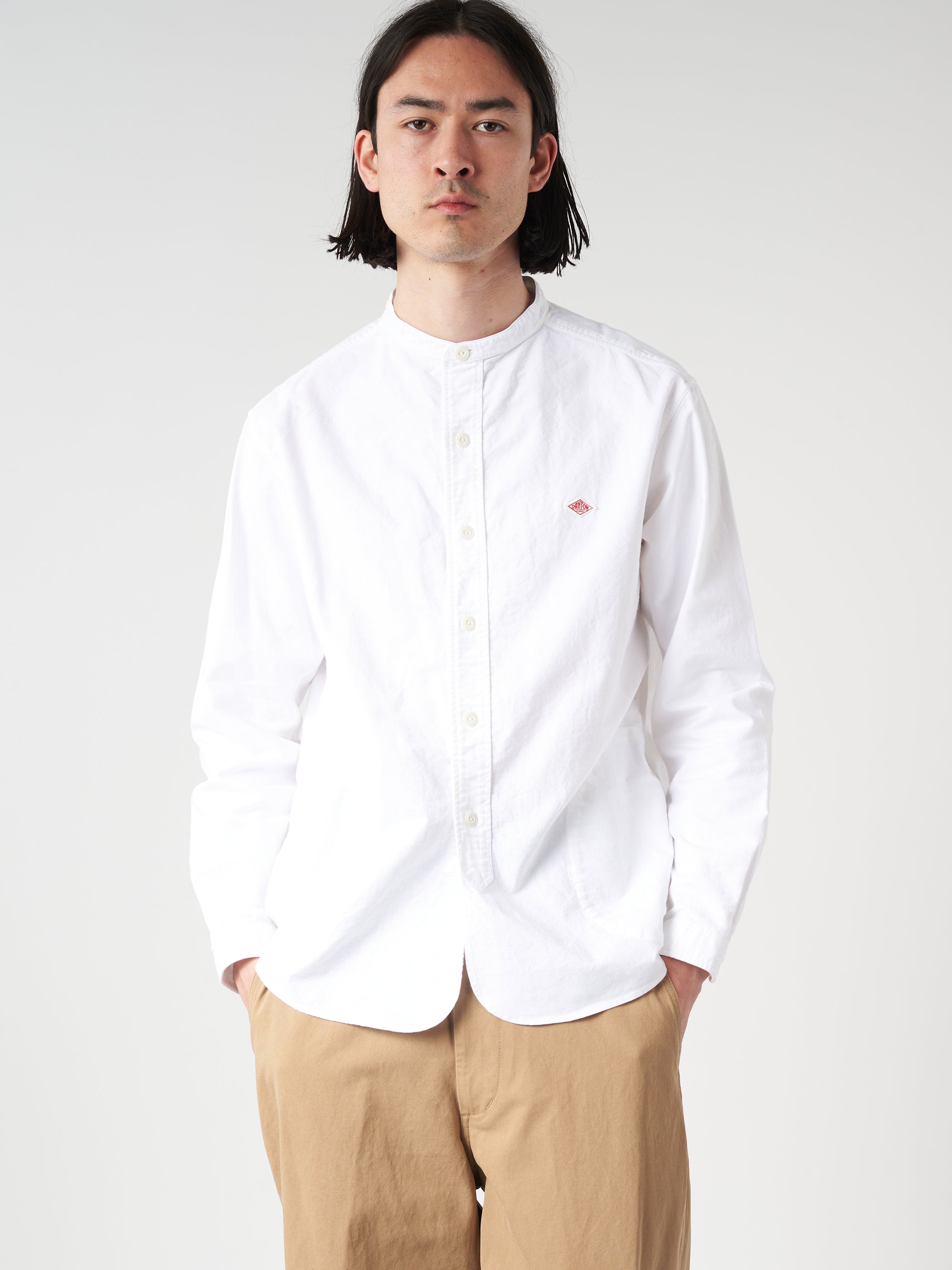 Oxford Band Collar L/S Shirt