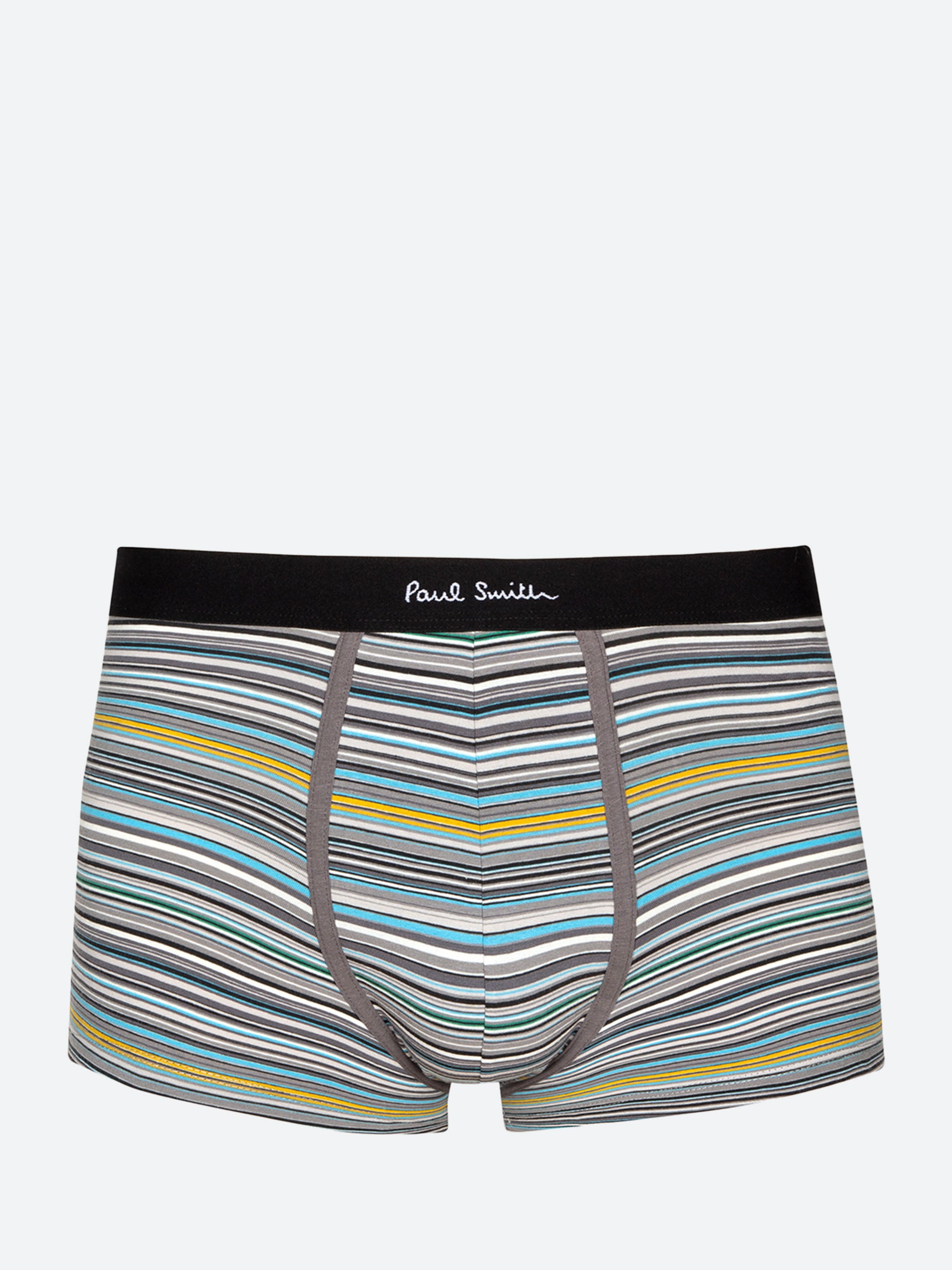 Multi Signature Stripe Low-Rise Boxer Briefs Three Pack