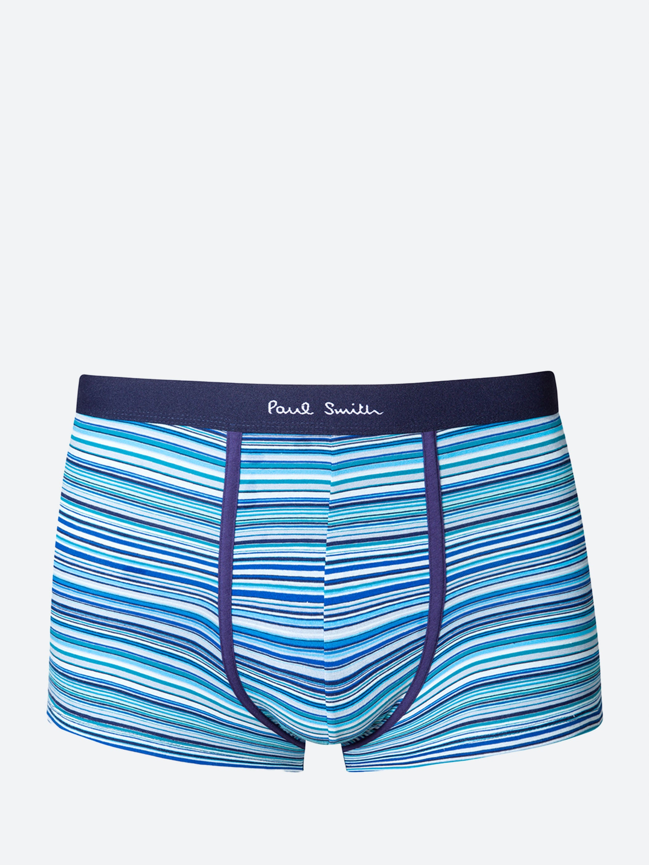 Multi Signature Stripe Low-Rise Boxer Briefs Three Pack