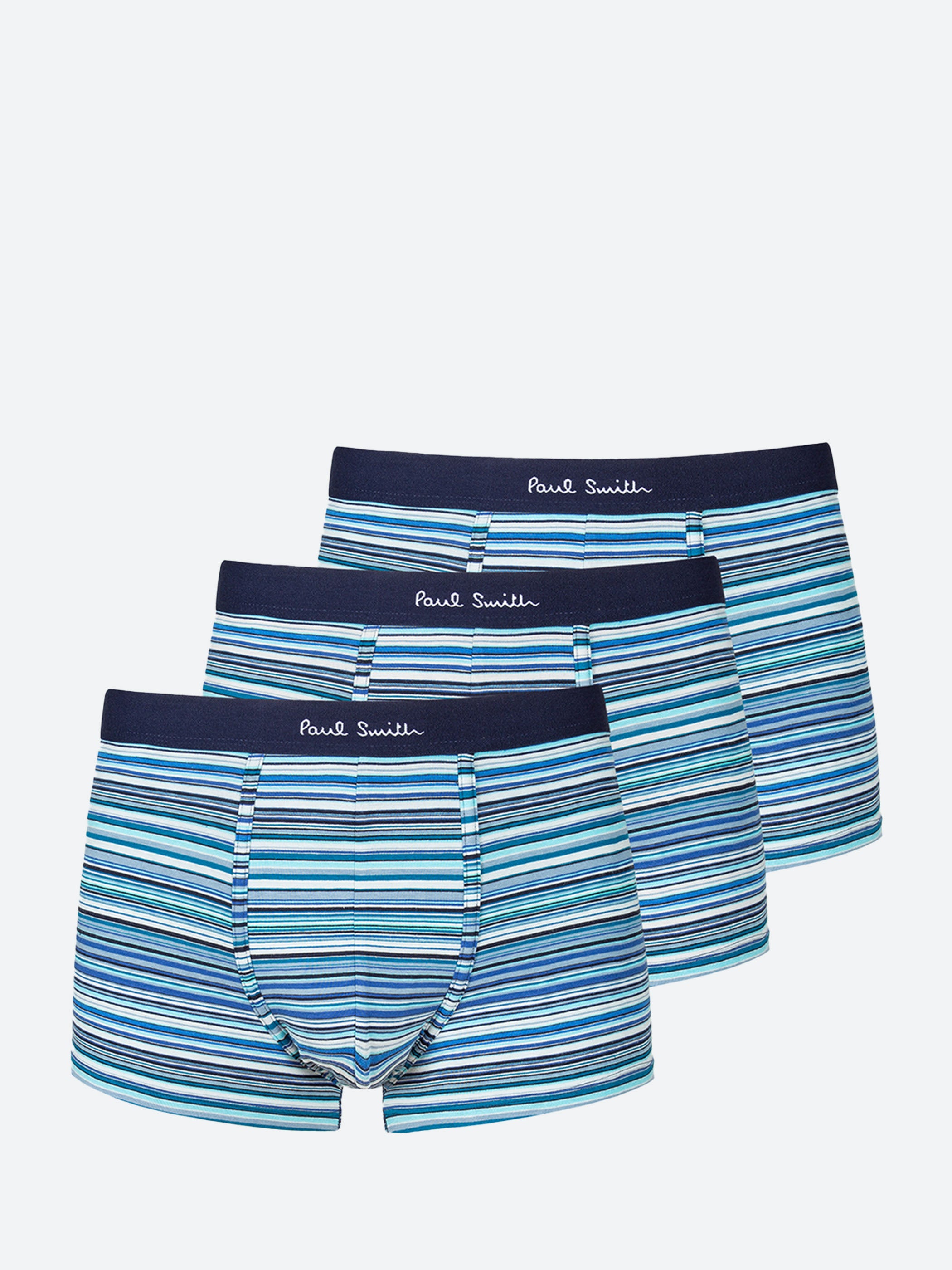 Signature Stripe Low-Rise Boxer Briefs Three Pack