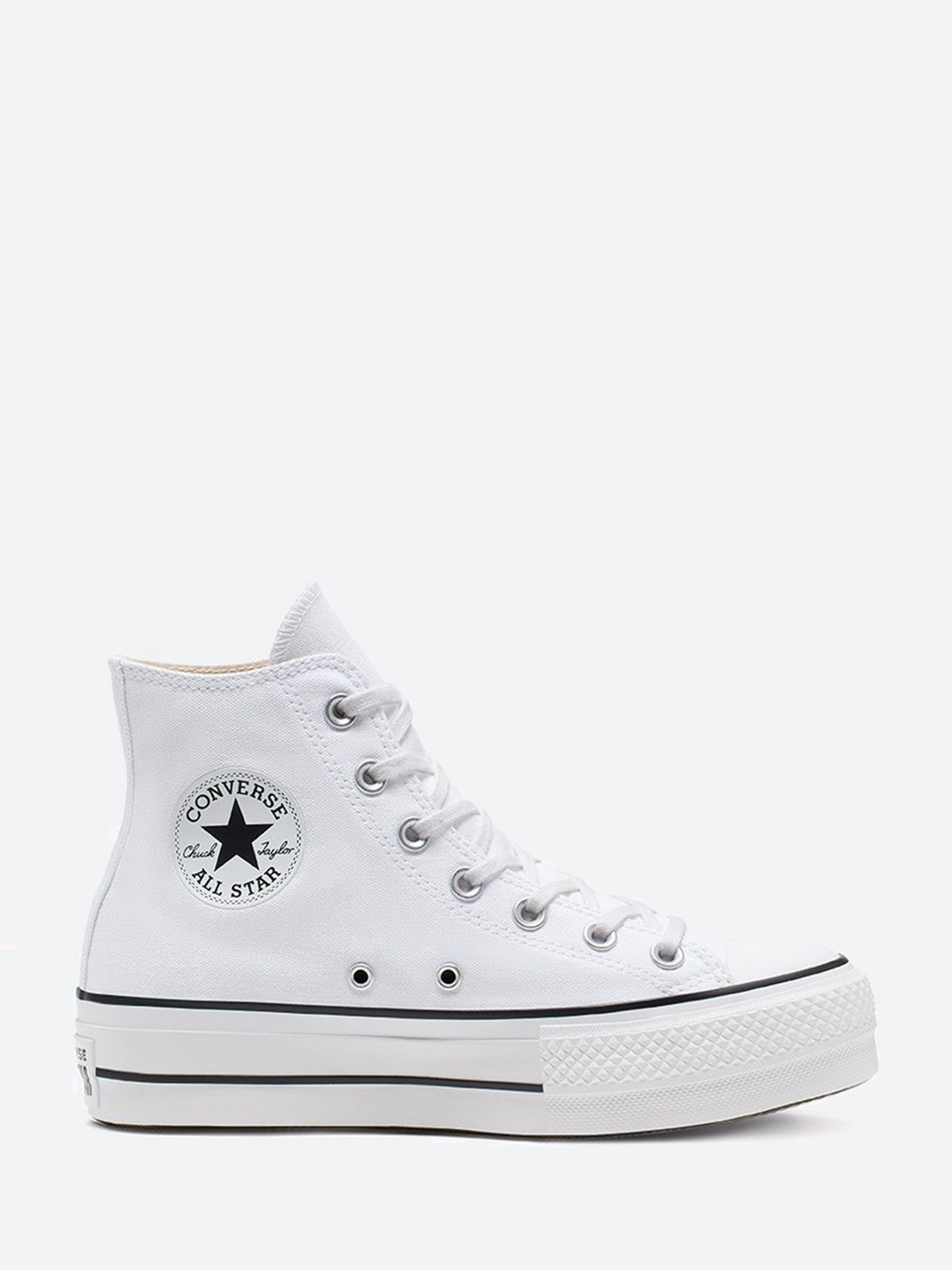 Converse Chuck Taylor All Star High Top in White and Black gravitypope