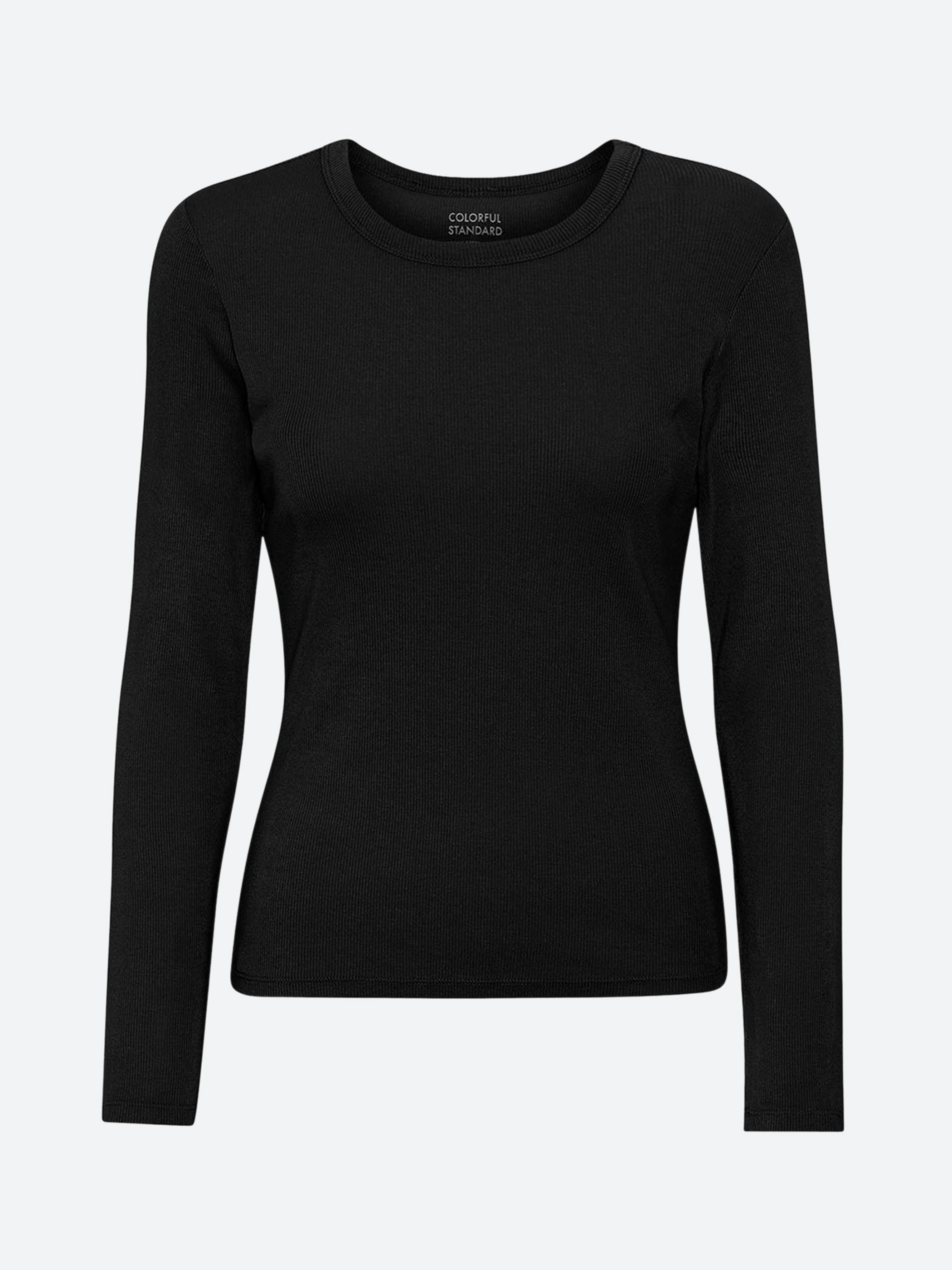 Women's Organic Rib Long Sleeve Tee