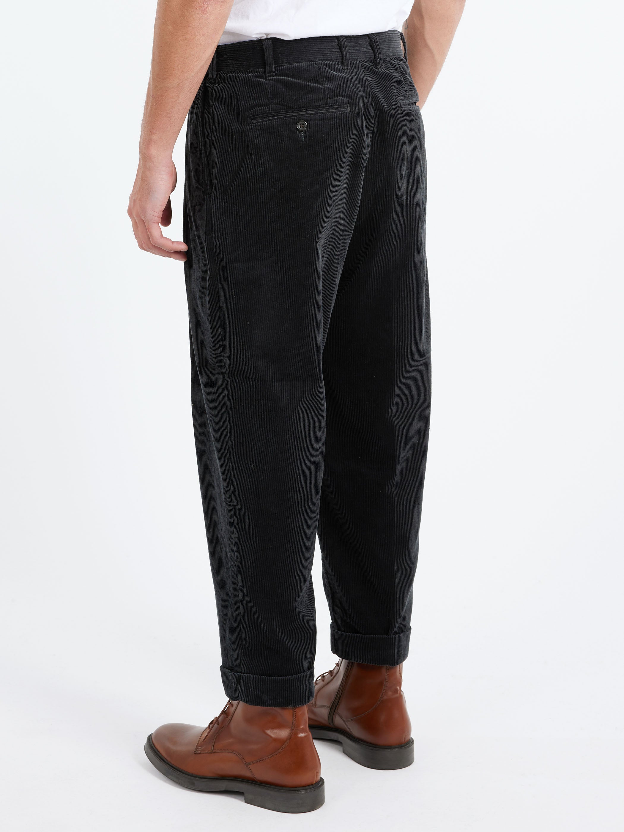 2 Pleat Corduroy Pants