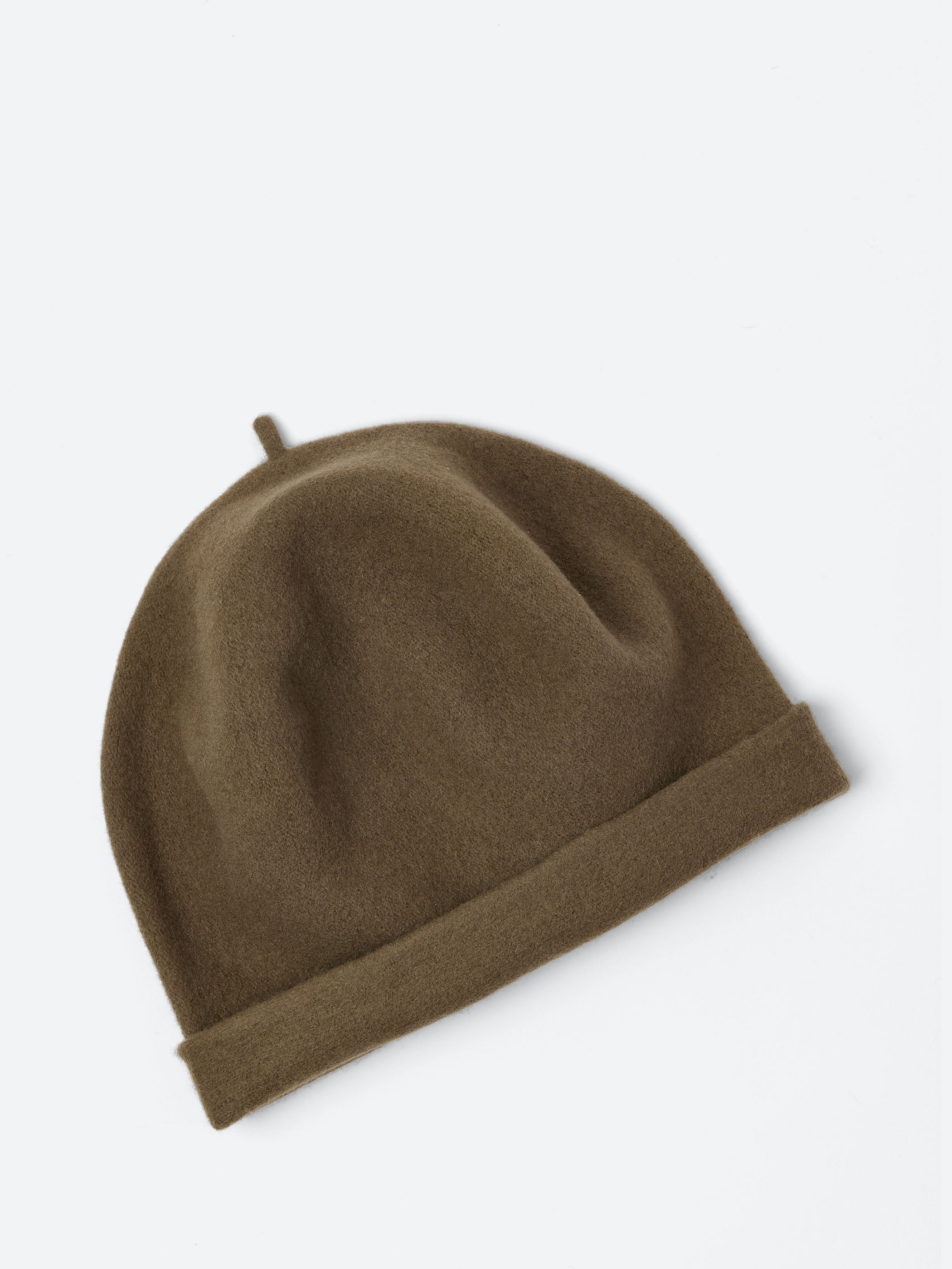 Wool Roll Up Beret