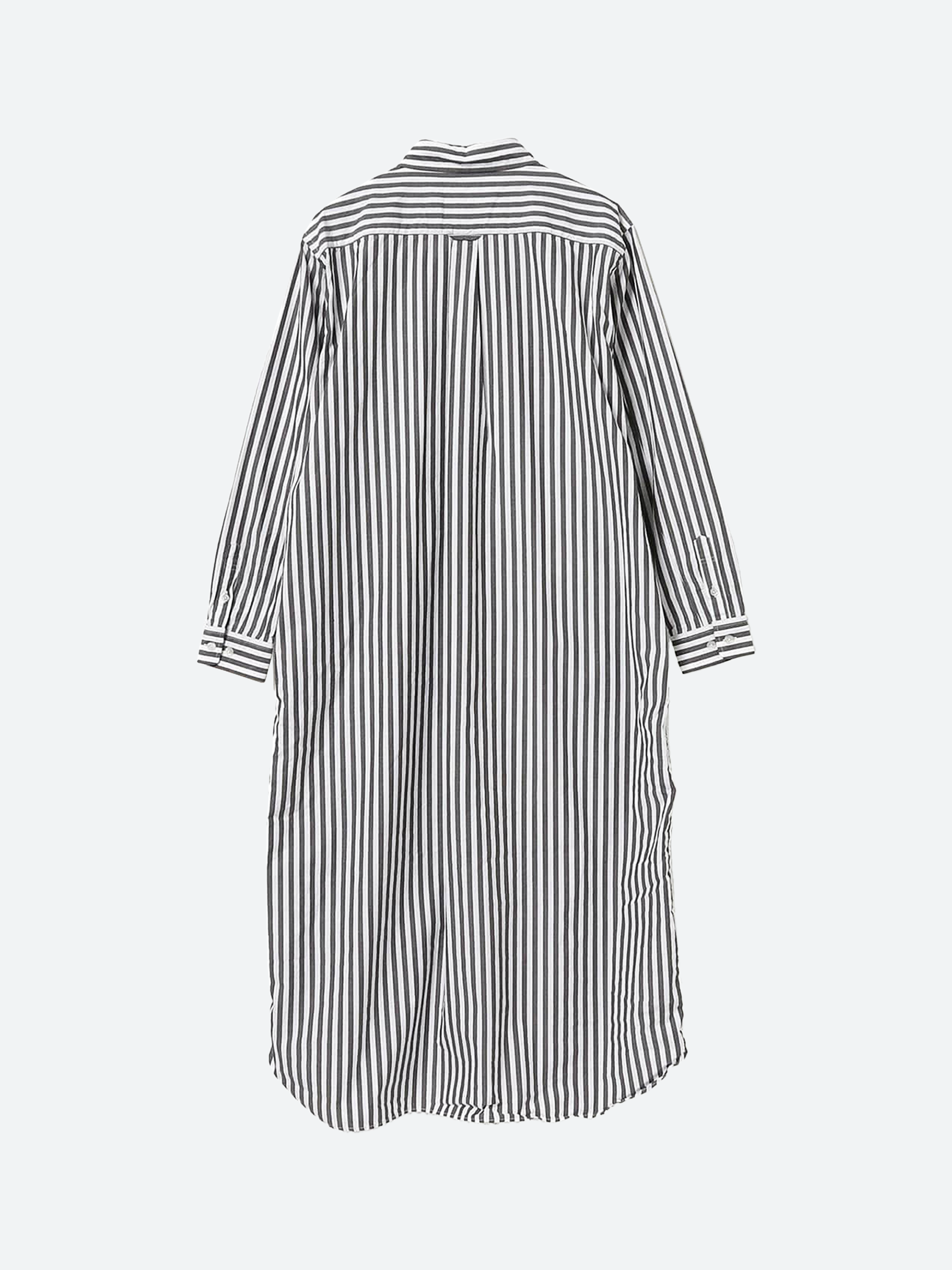 Stripe B.D. Long Sleeve Shirt Dress