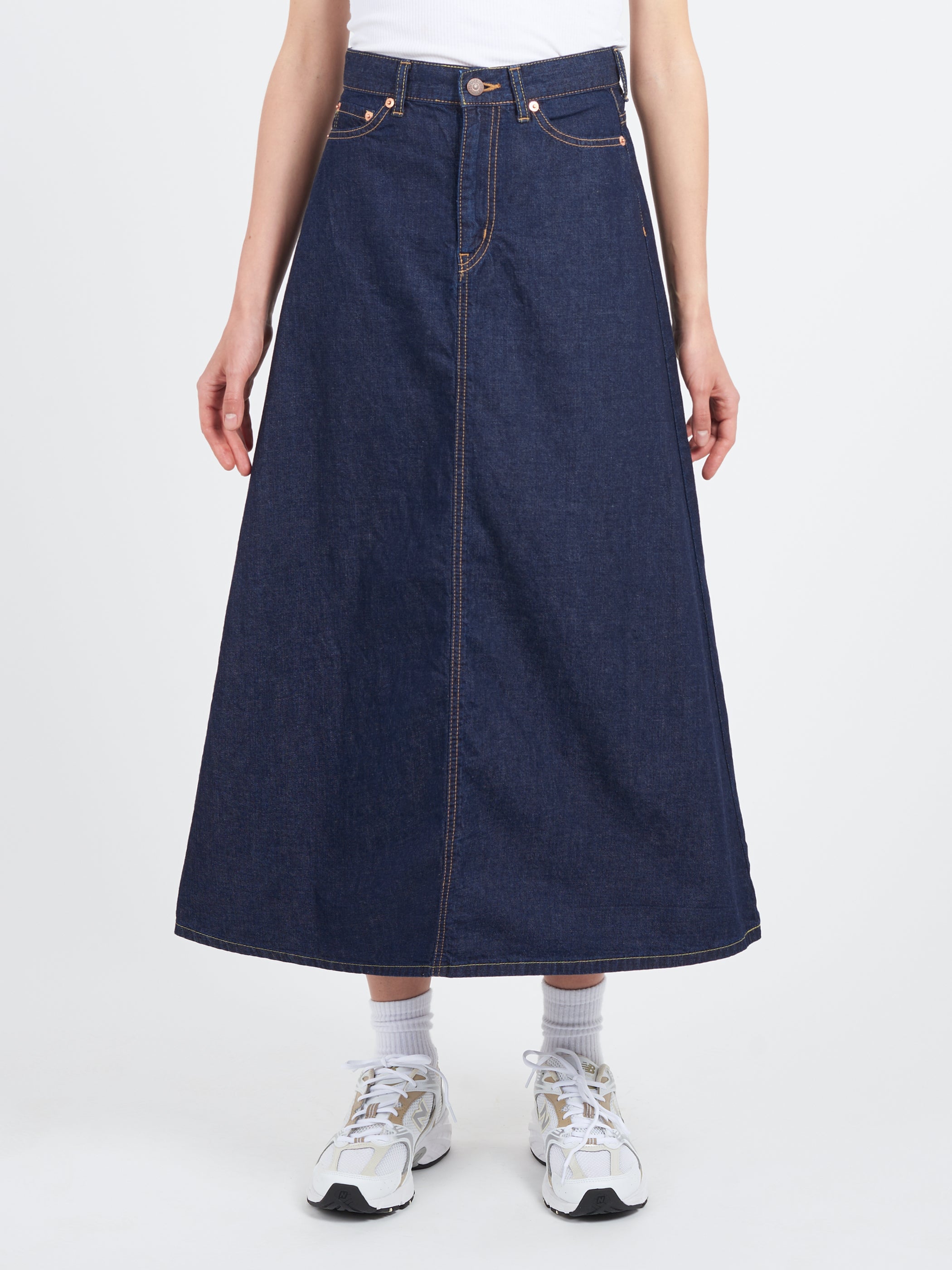 Denim Maxi Skirt