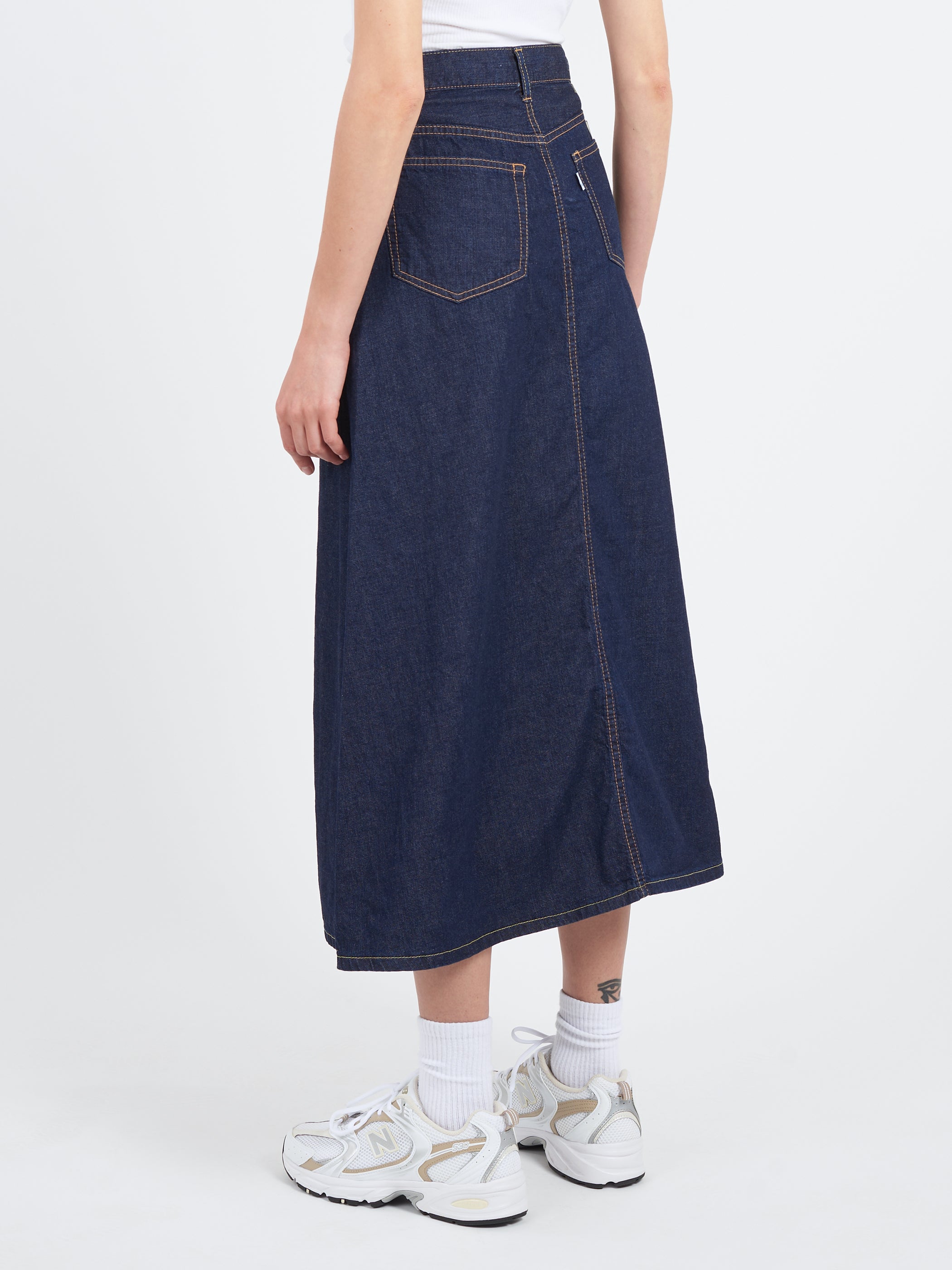 Denim Maxi Skirt