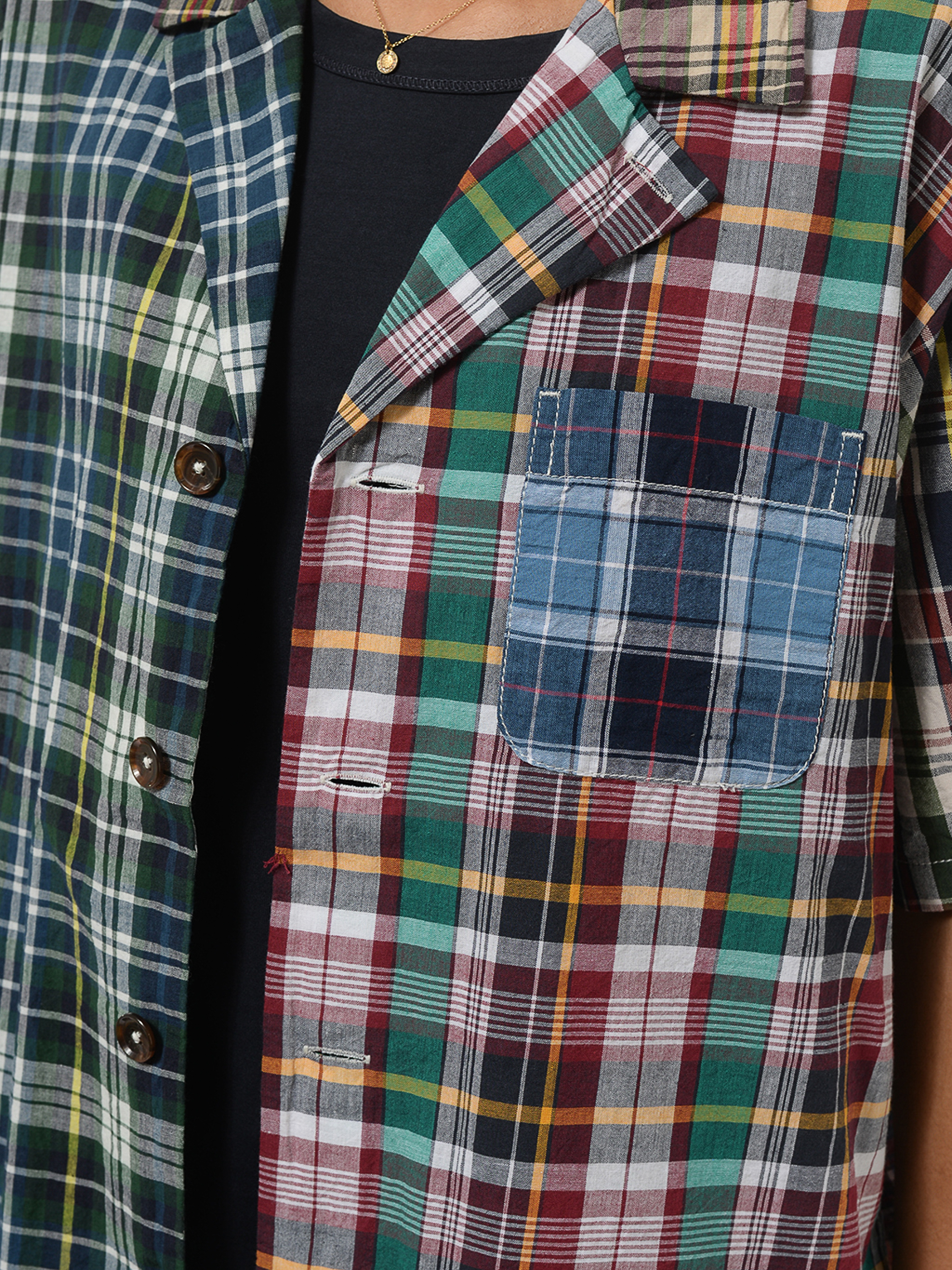 Madras Check Crazy Short Sleeve Shirt