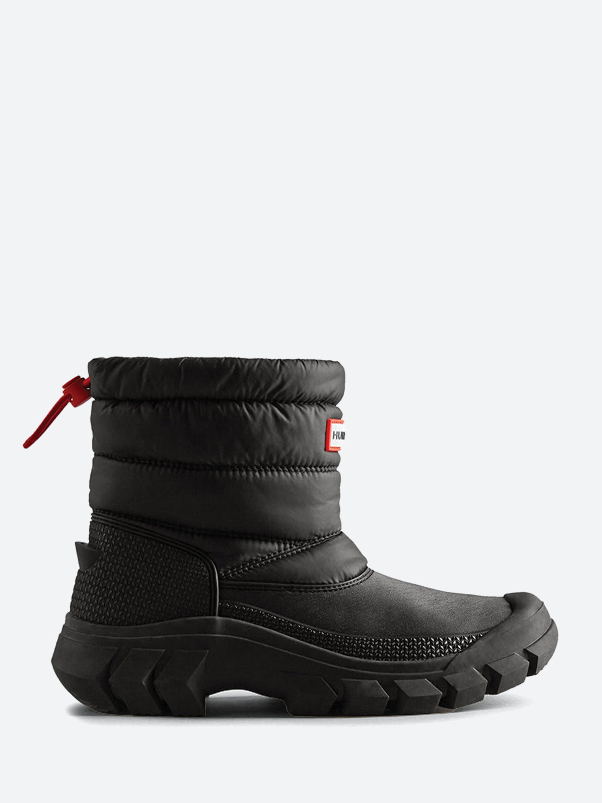 Hunter W Intrepid Short Snow Boot in Black gravitypope