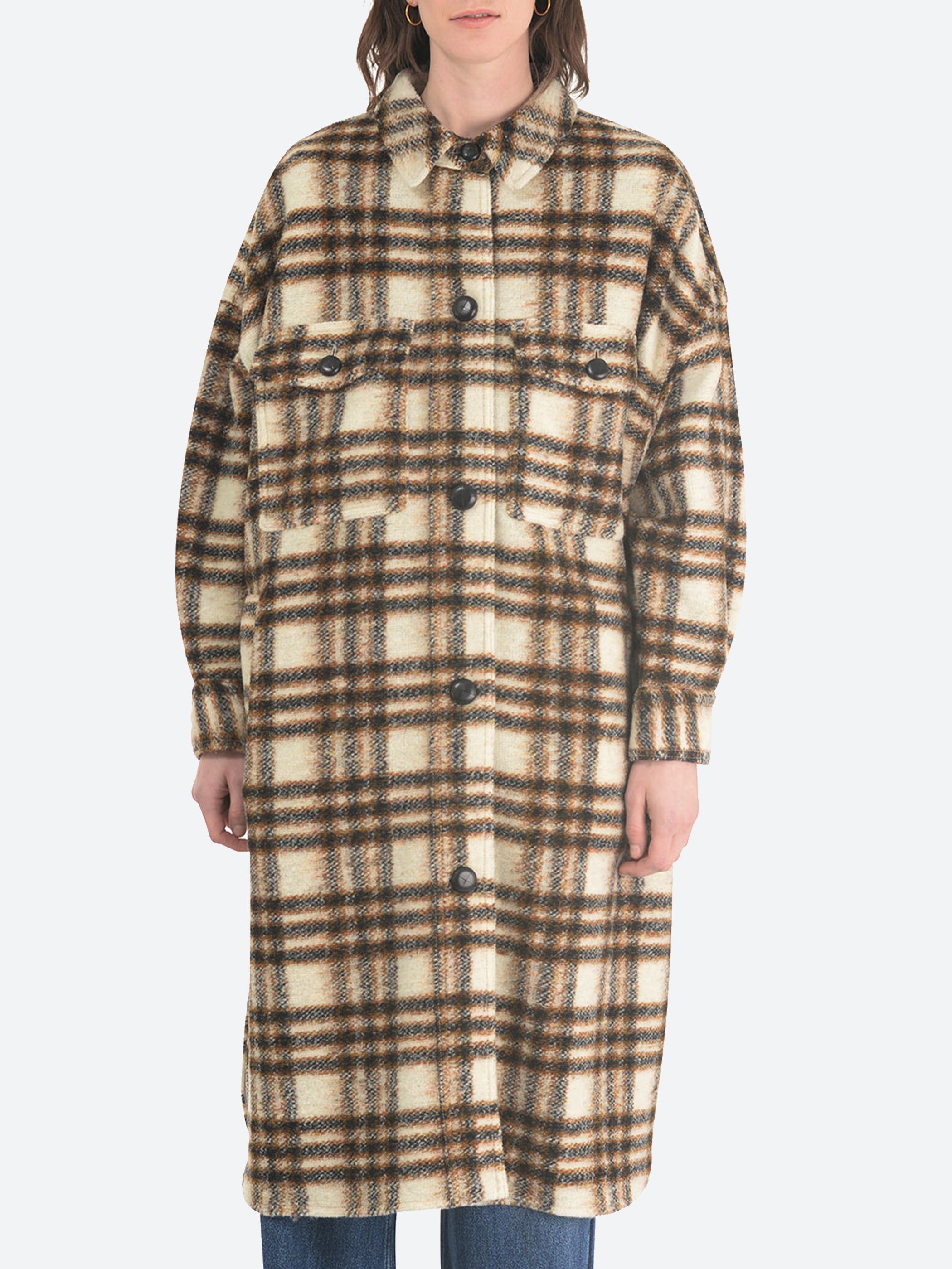 Isabel marant etoile plaid jacket best sale