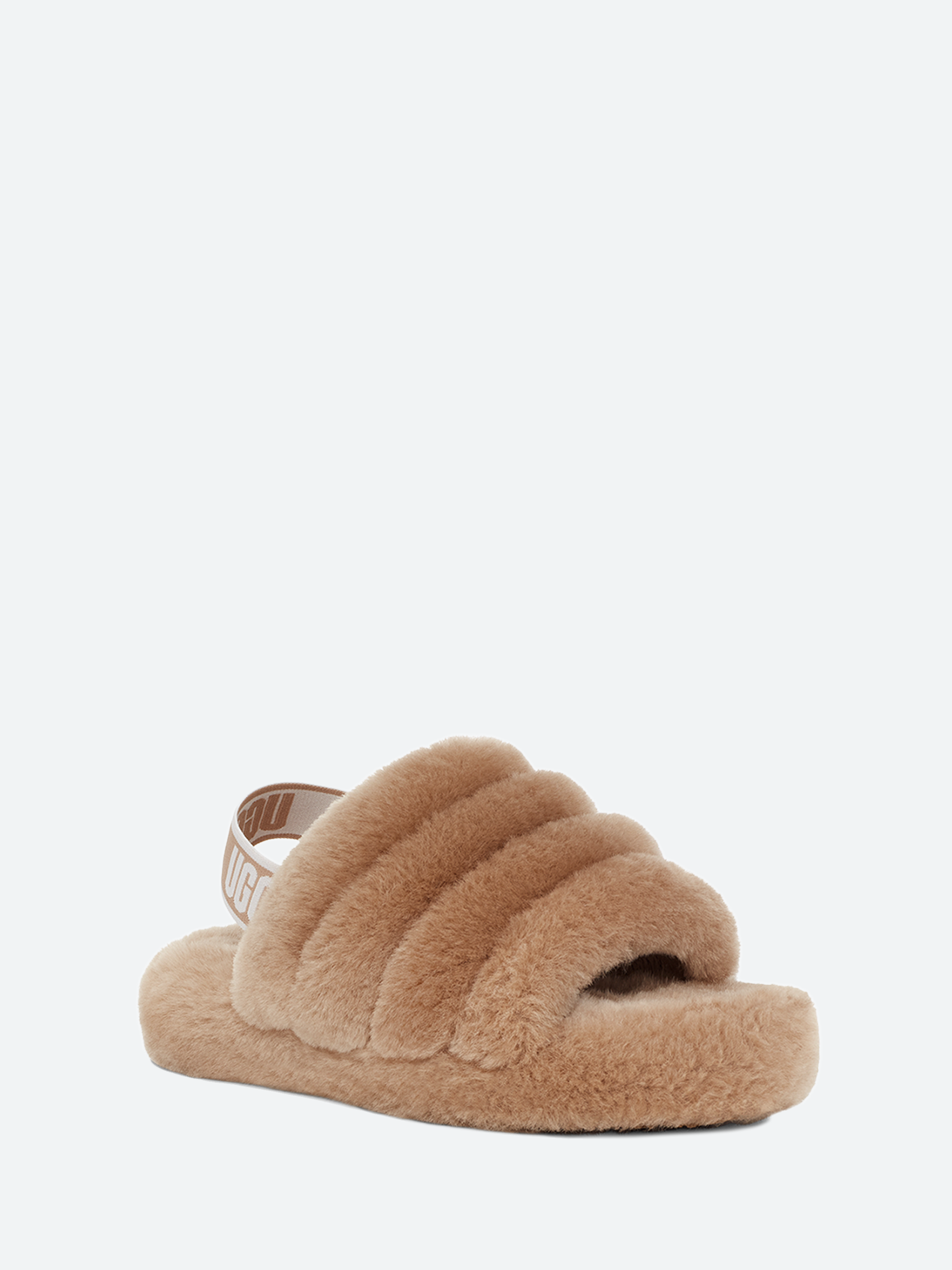 Ugg Kid s Fluff Yeah Slide in Chestnut gravitypope