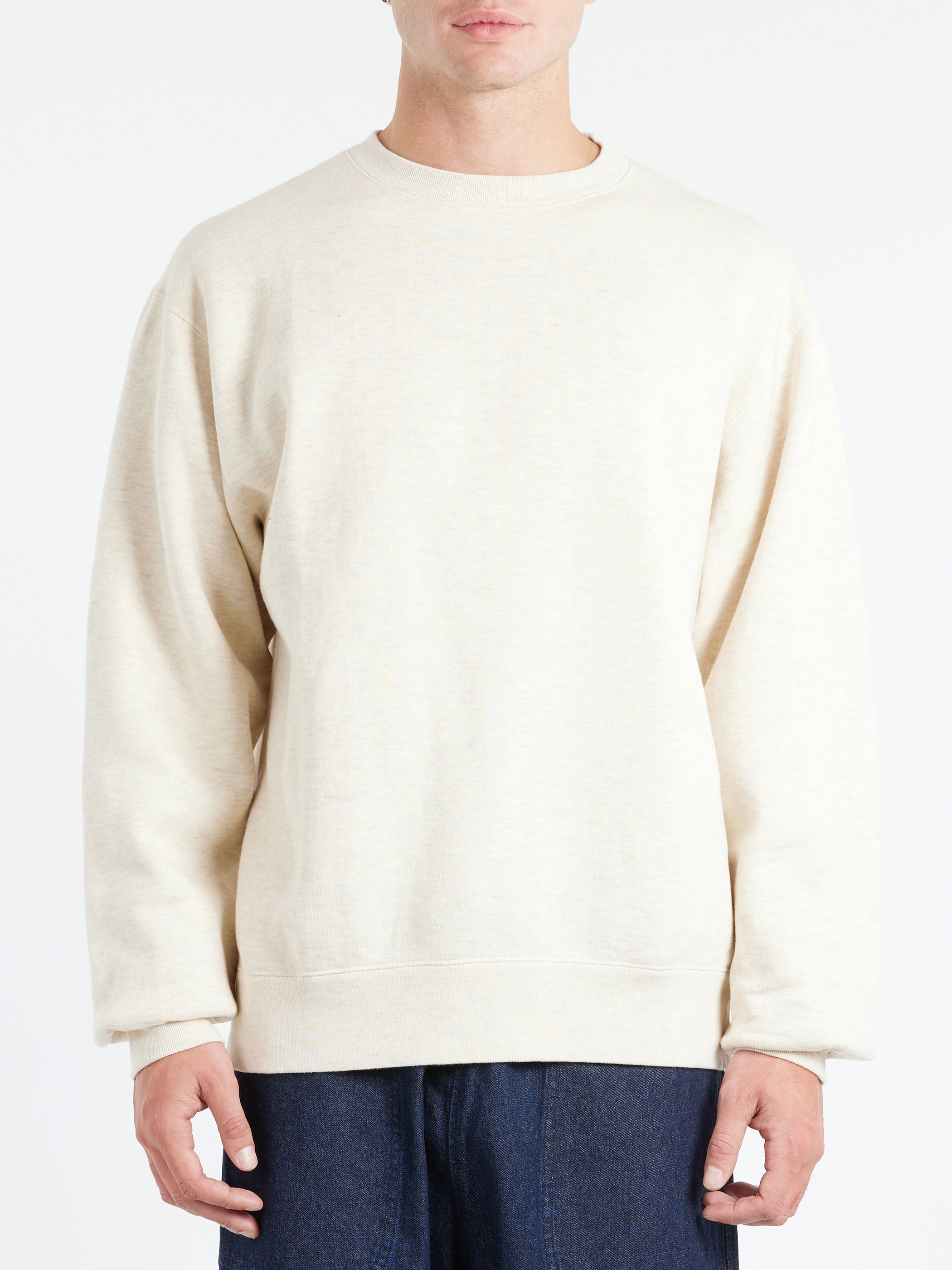 Raised Back Crewneck Sweatshirt