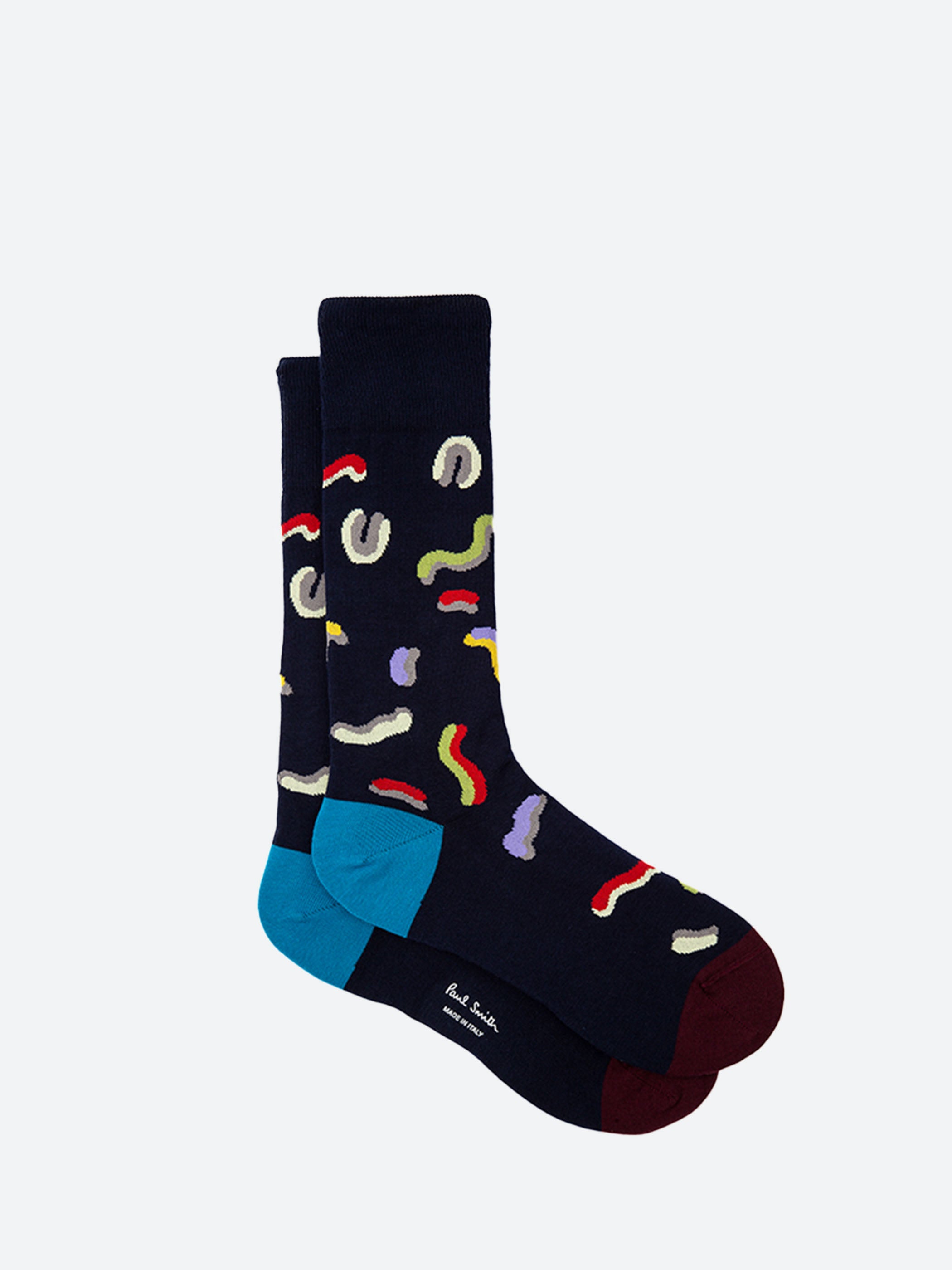 Squiggle Print Socks