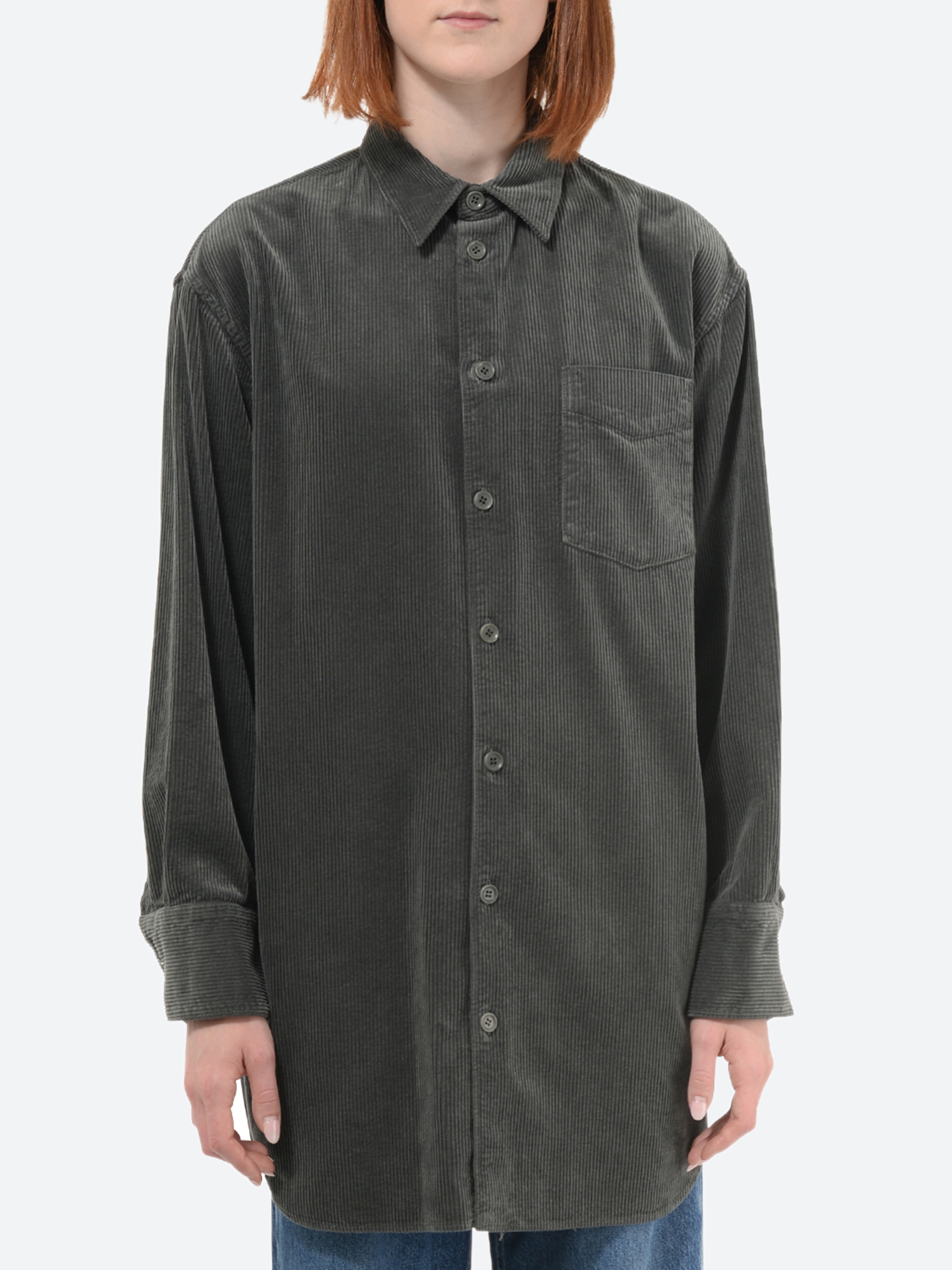 Garment-Dyed Corduroy Shirt