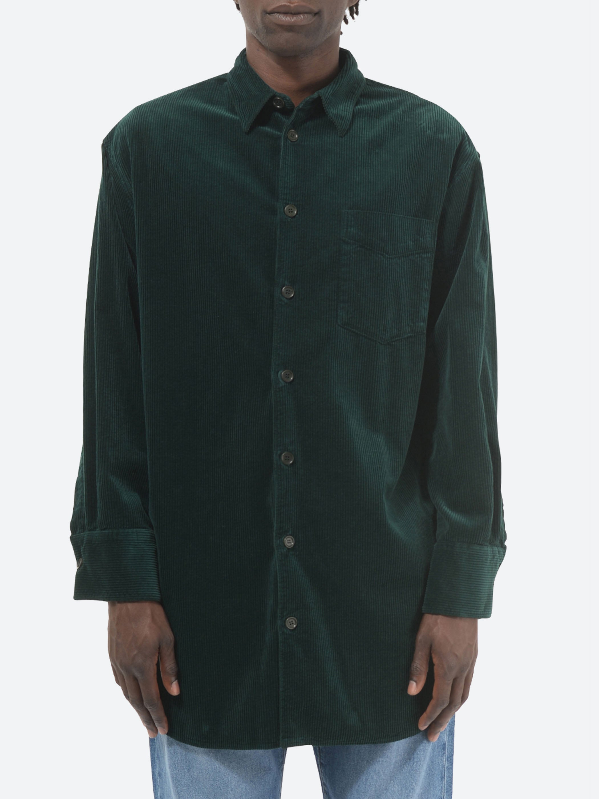 Garment-Dyed Corduroy Shirt