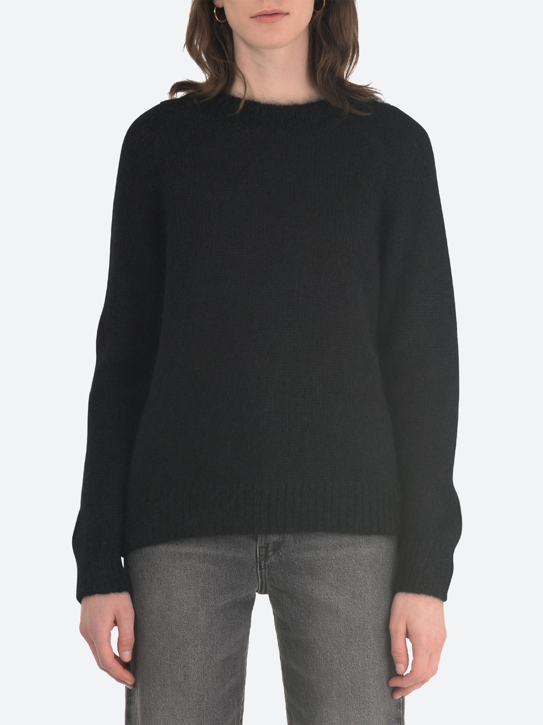 Kid Mohair Crewneck Sweater