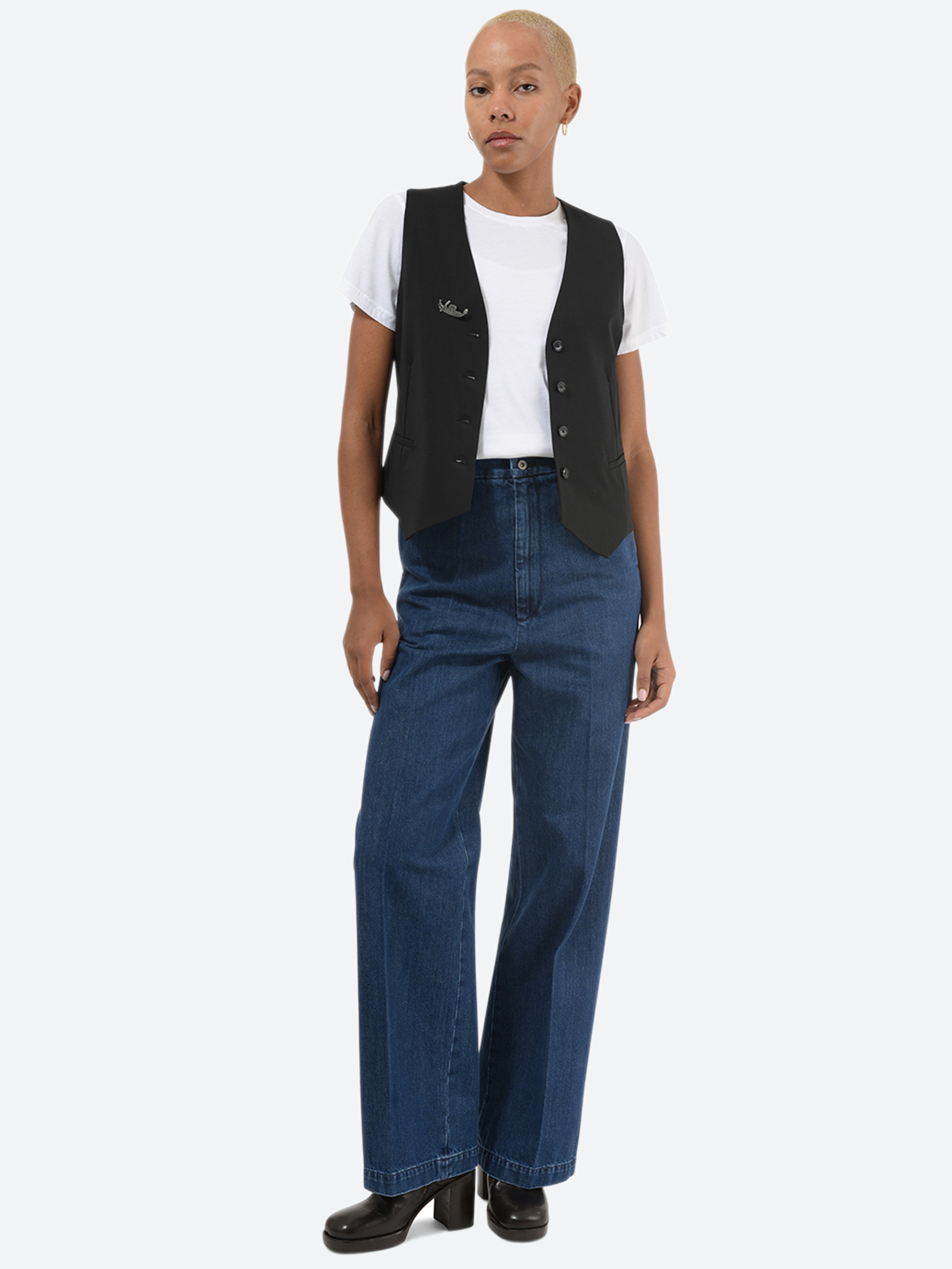 Paolina Denim Pant