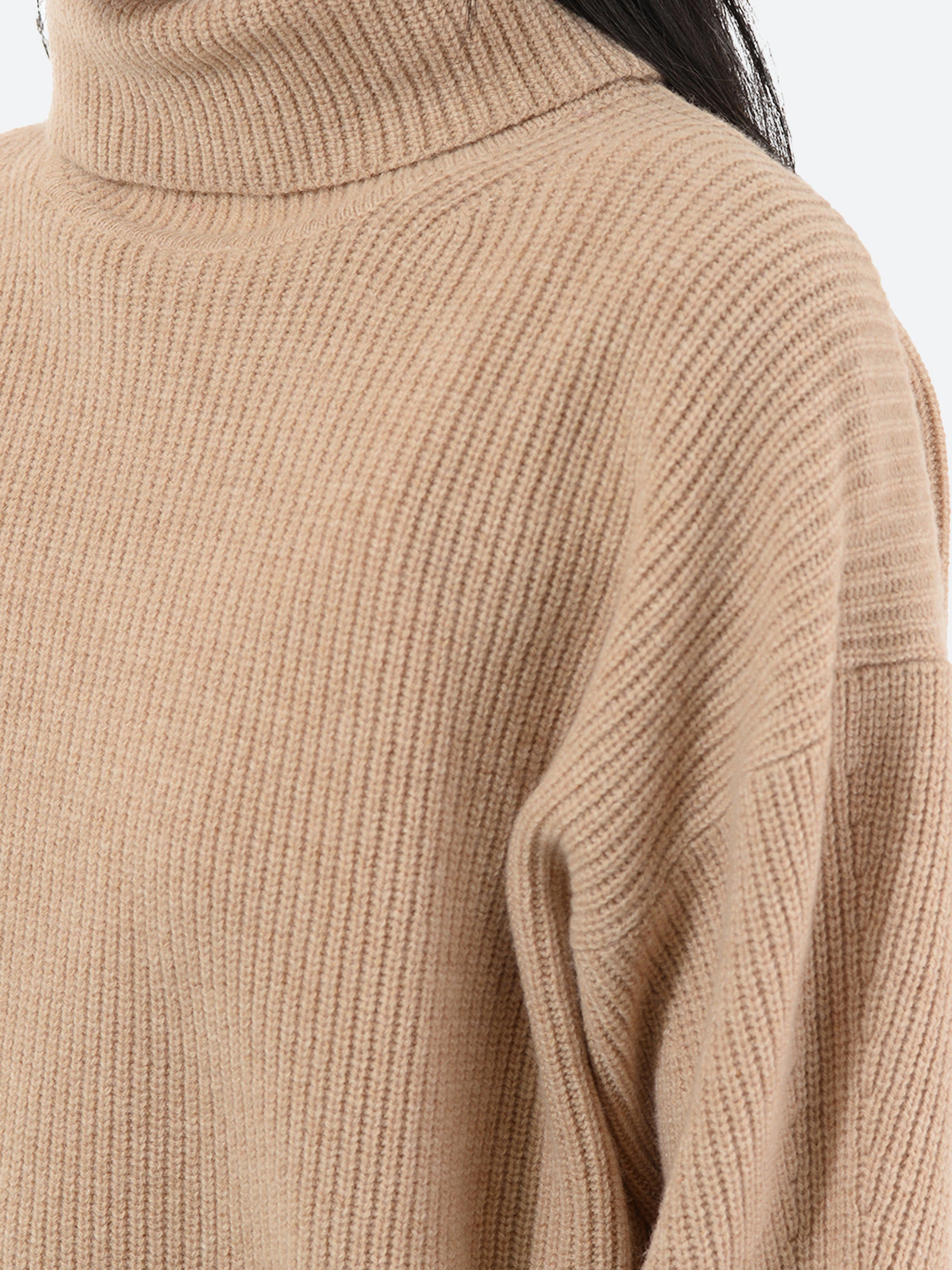 Wool Cashmere Roller Neck