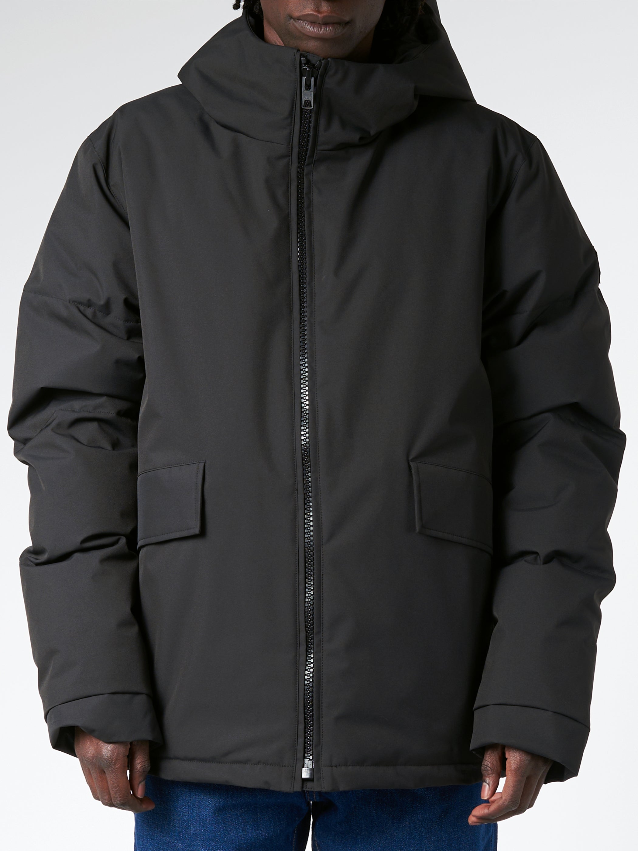 Quartz Co. - Lennox 2.0 Hooded Down Winter Jacket in Black 