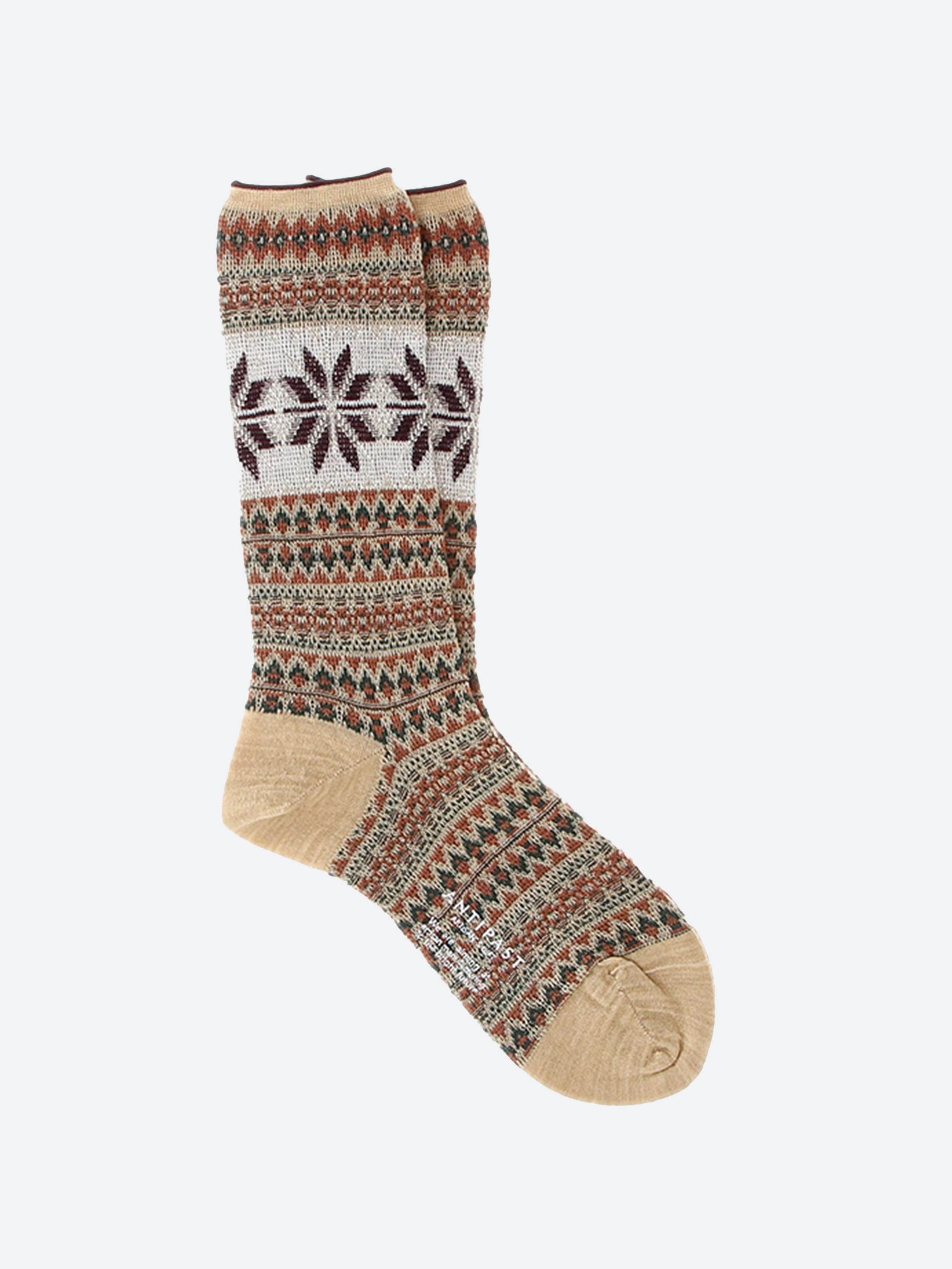 Snow Crystal Crew Sock