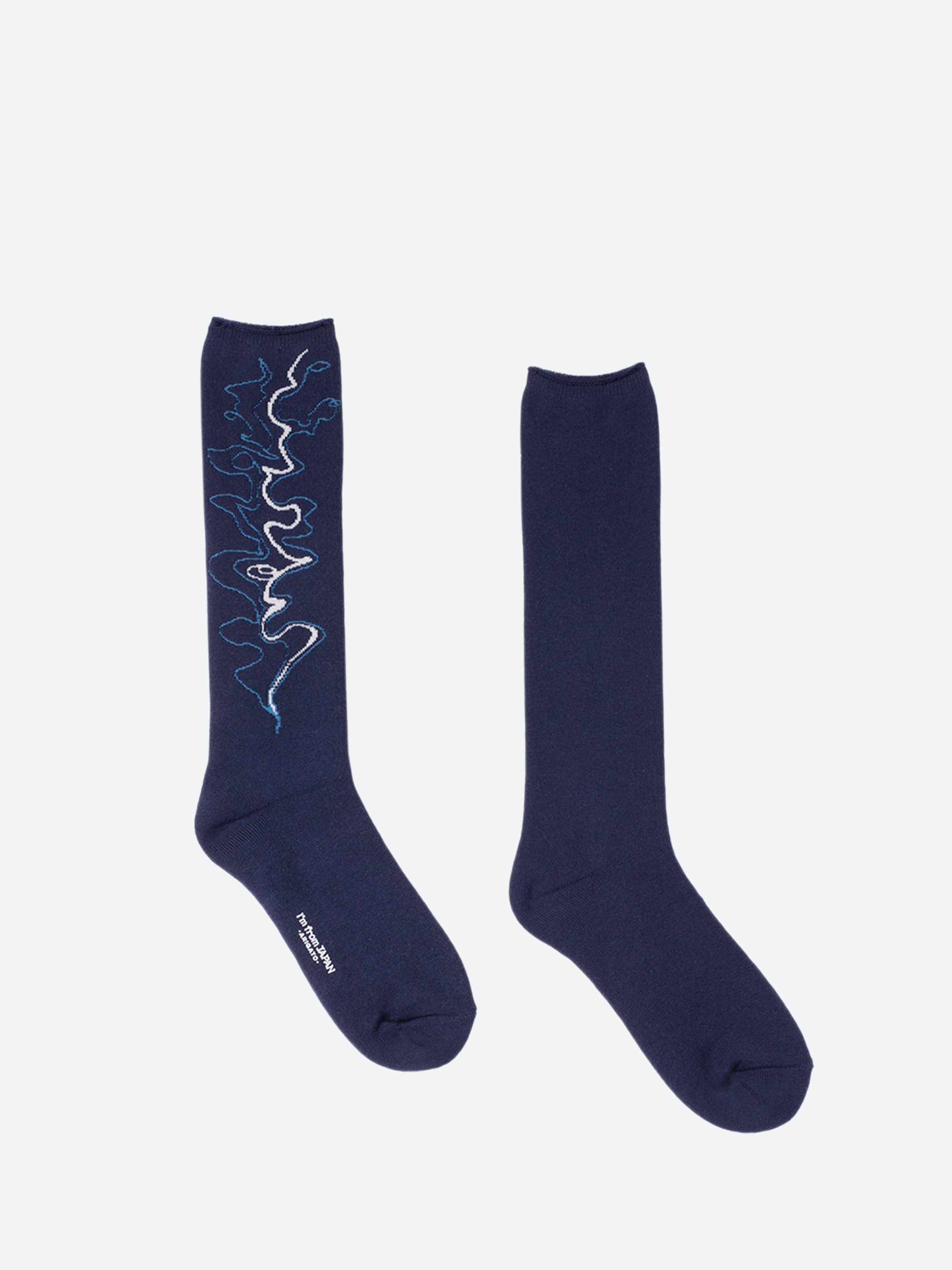 Minamo Jacquard Pile Socks