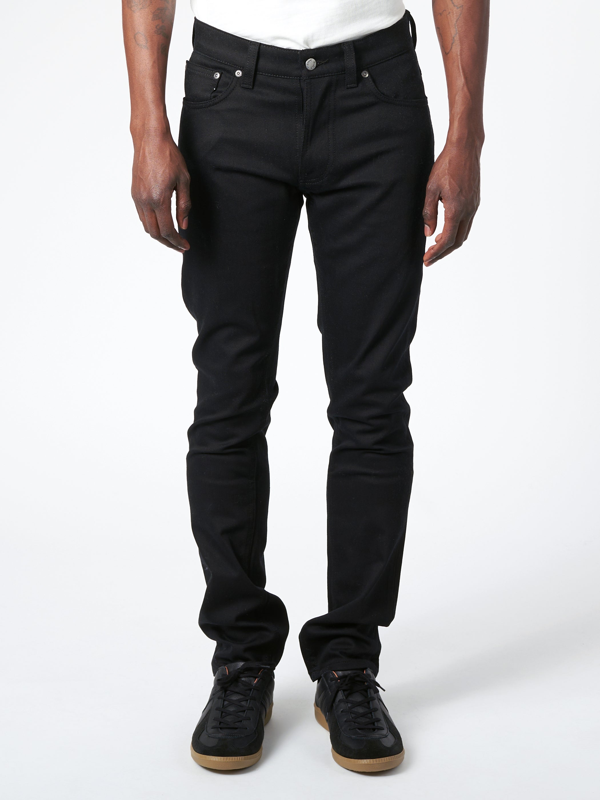 Nudie Jeans - Grim Tim in Dry Everblack – gravitypope