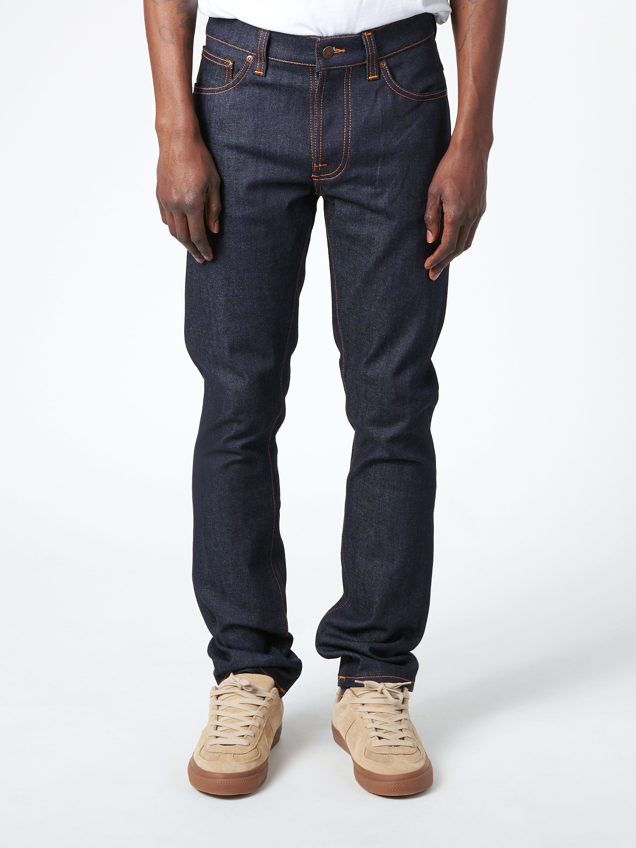 Nudie Jeans - Grim Tim in Dry True Navy – gravitypope