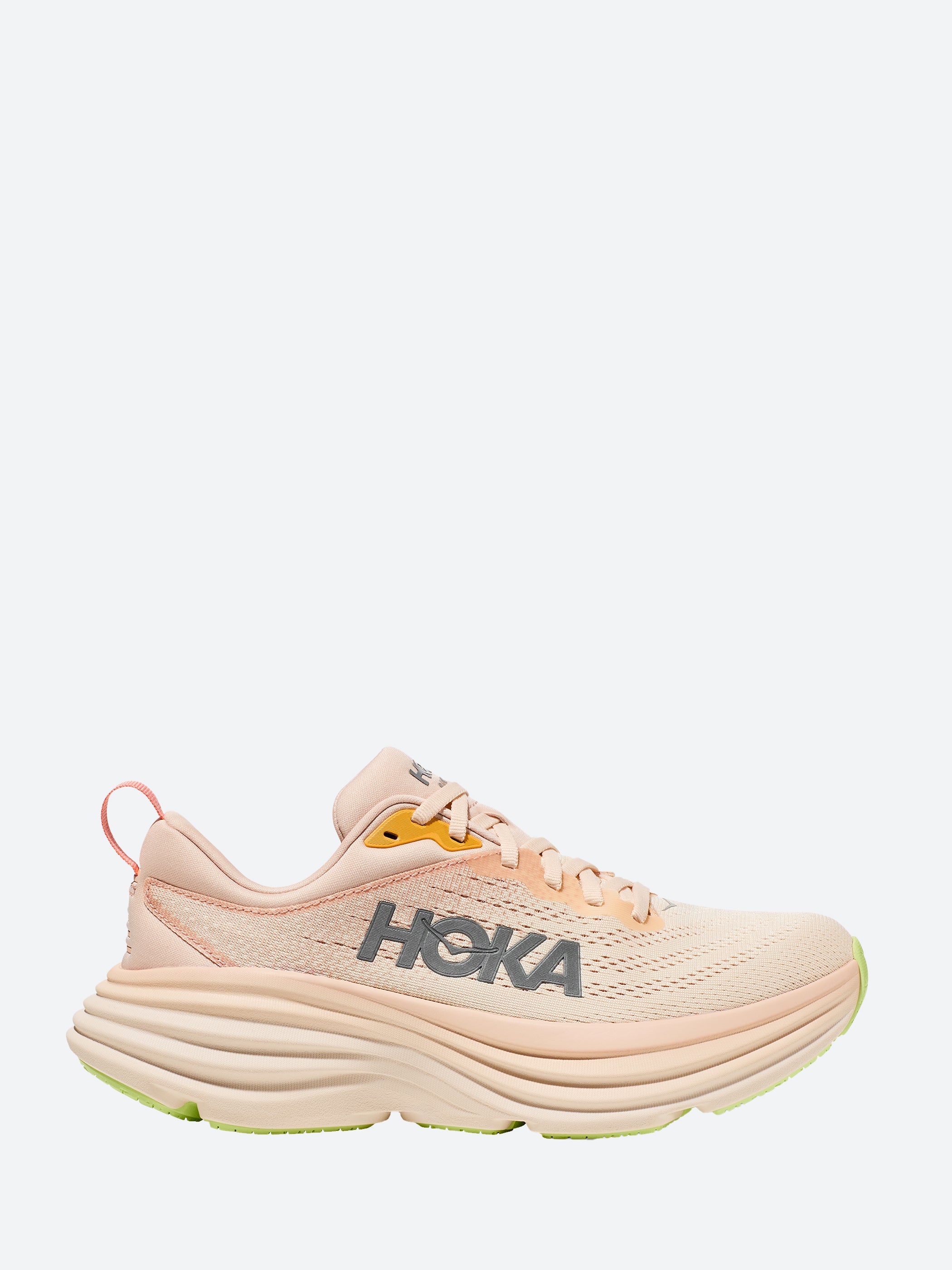 Hoka One One Bondi 8 in Creme and Vanilla gravitypope