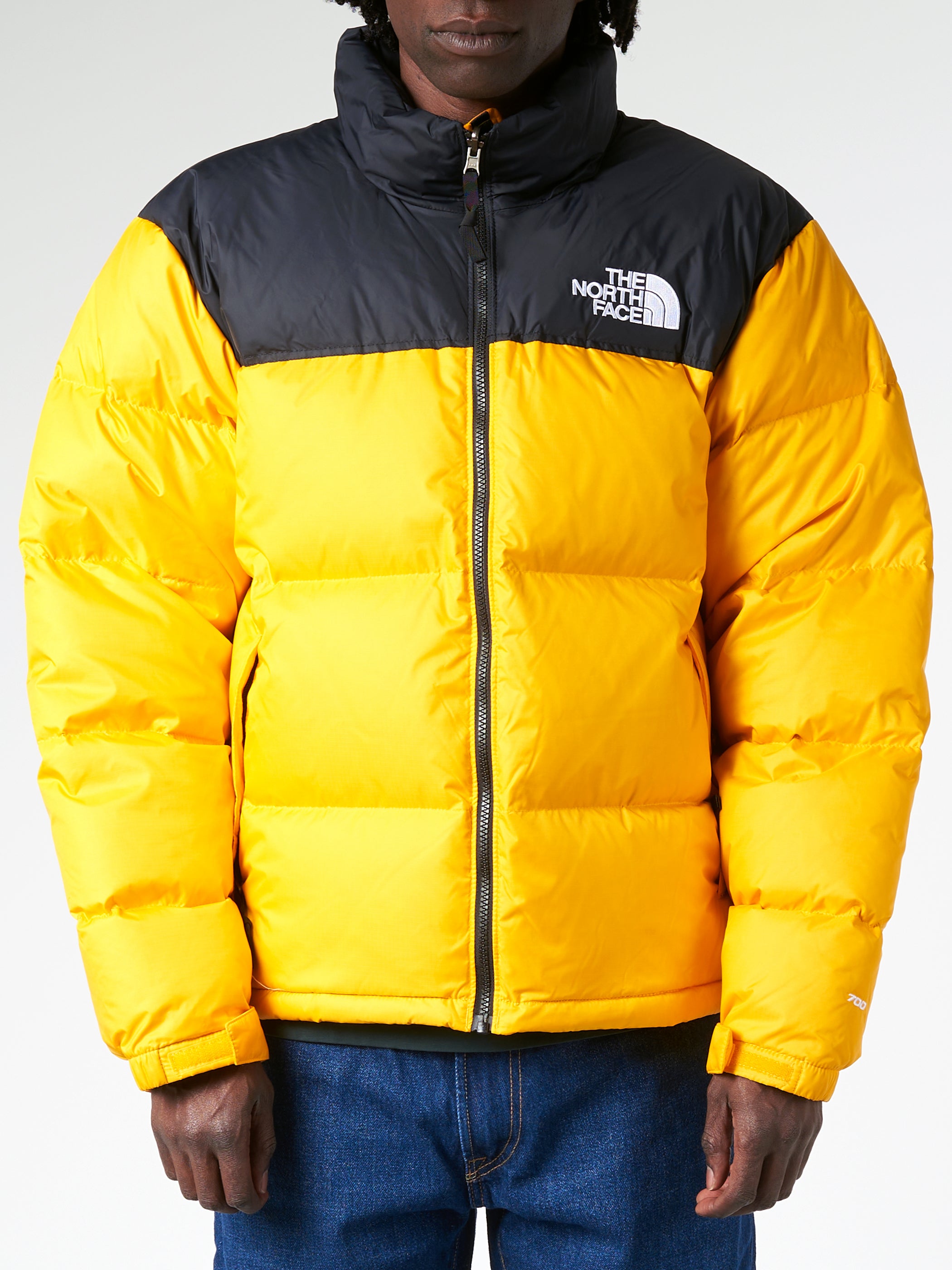 Men's 1996 retro nuptse jacket yellow best sale