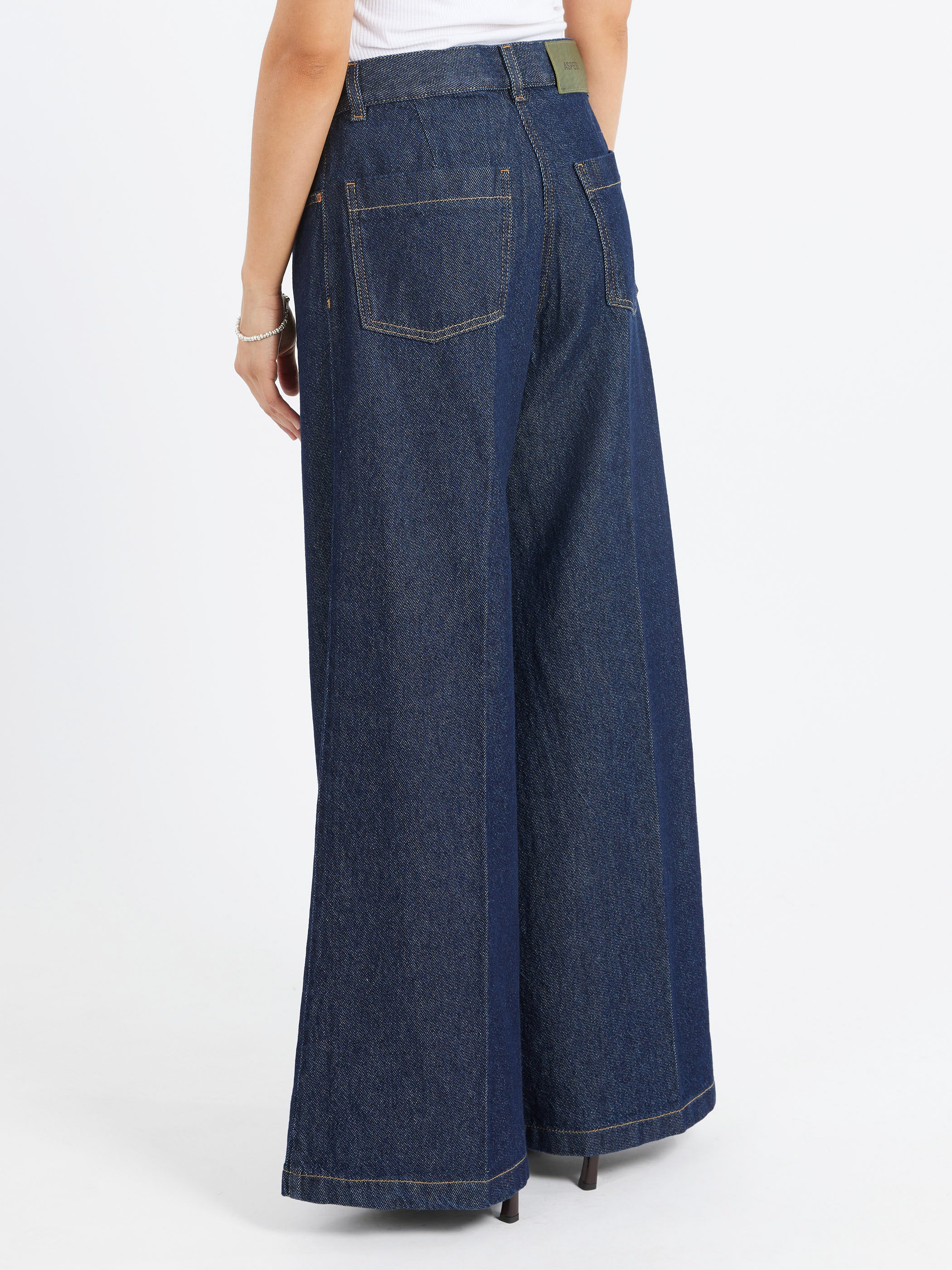 Wide Leg Flared Jeans