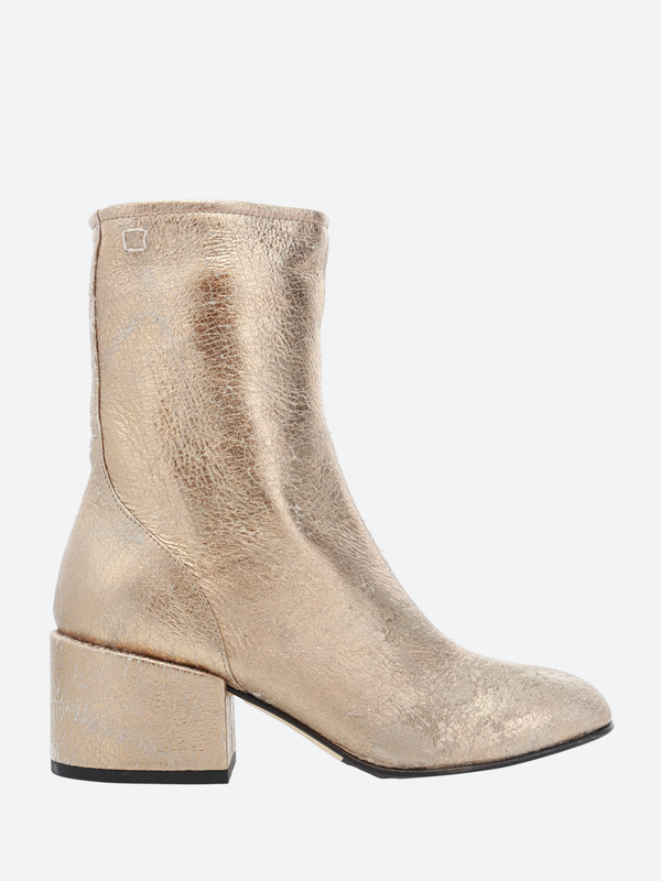 Gold block outlet heel boots