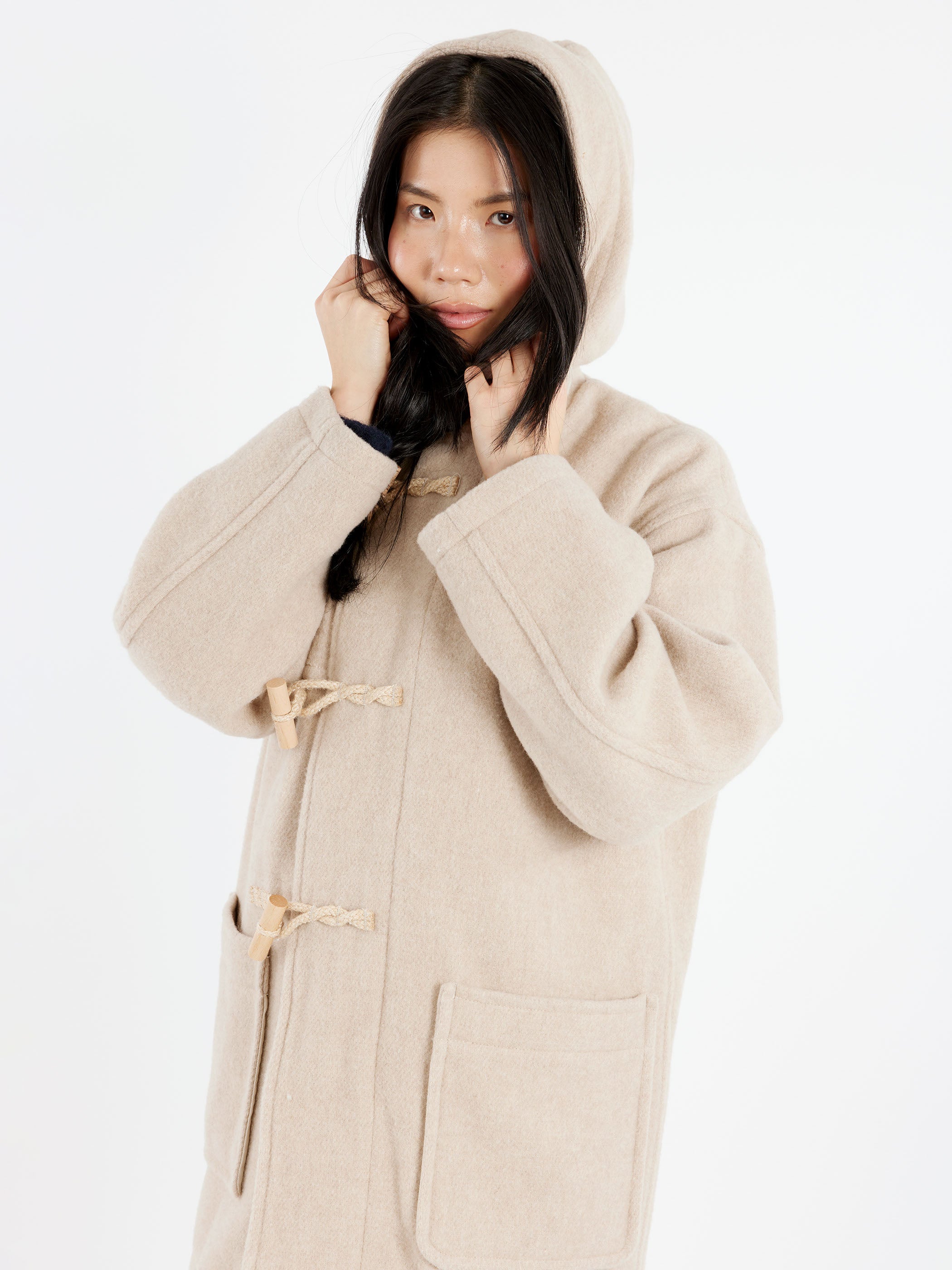 Women's Wool Light Pile Duffle Coat